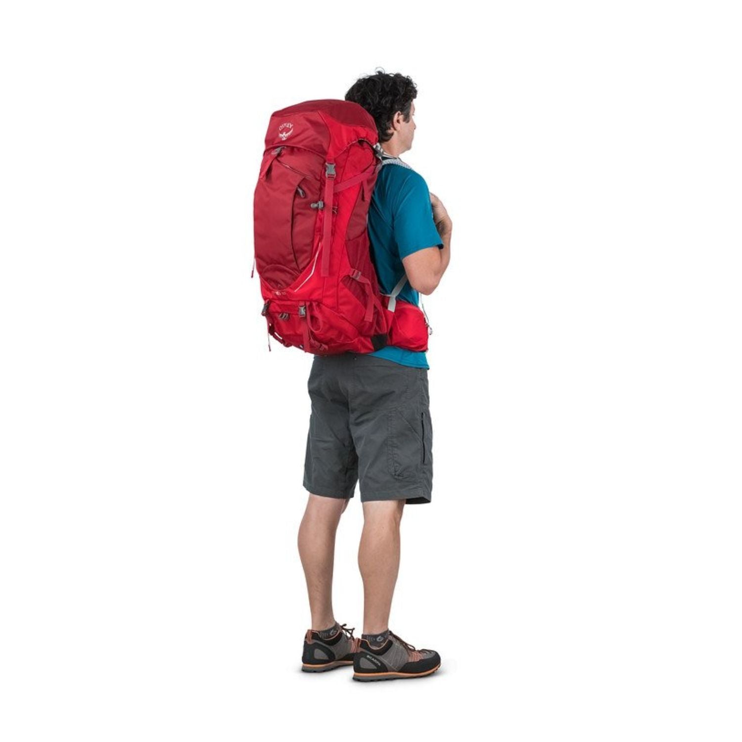 Osprey Stratos 50 Backpack - Small/Medium - Men's Light Backpacking (Black)
