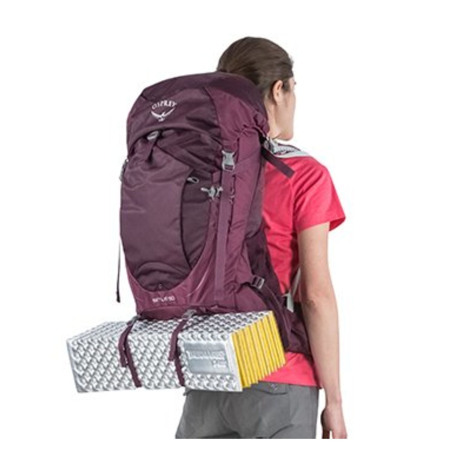 Osprey Stratos 50 Backpack - Small/Medium - Men's Light Backpacking (Black)