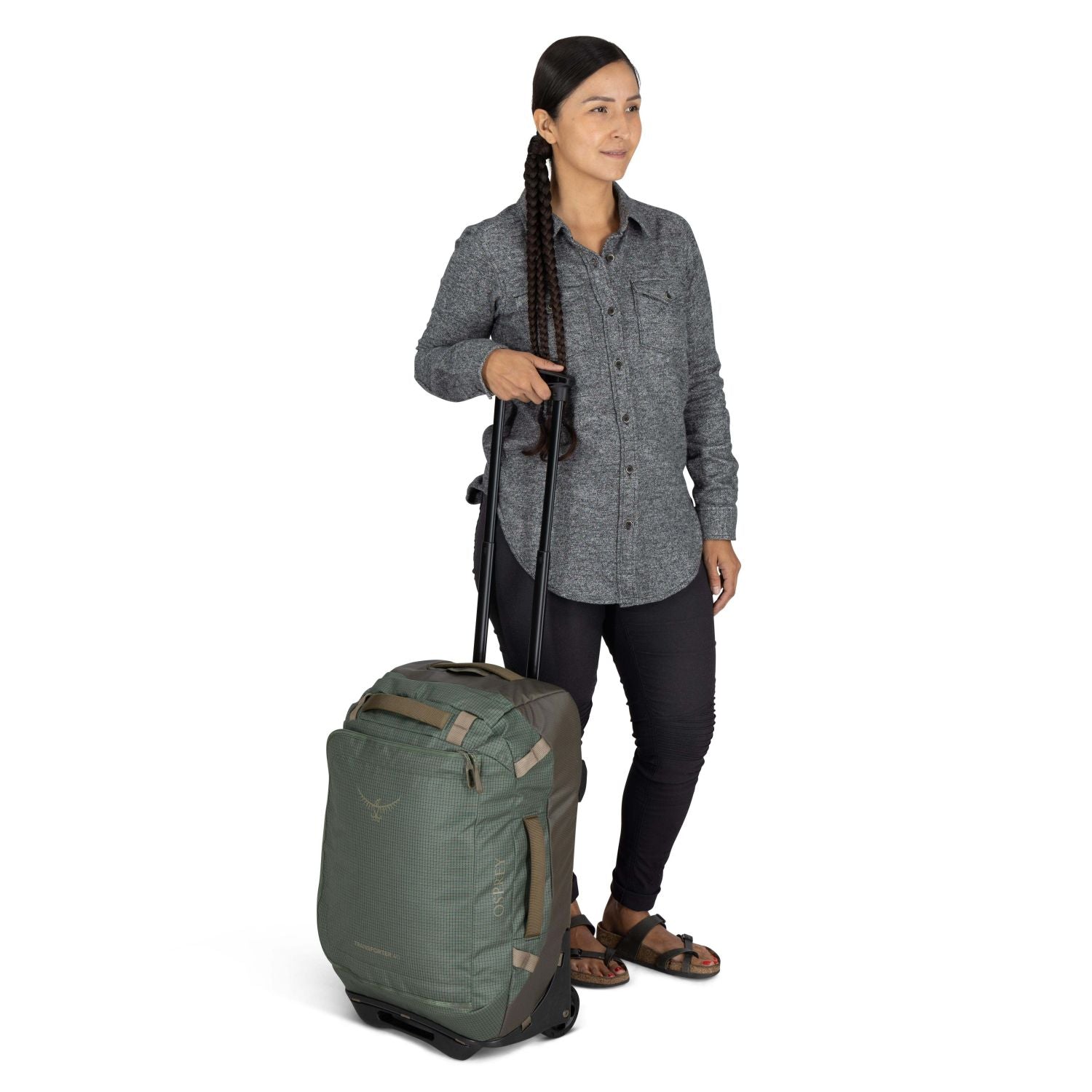 Osprey Transporter Wheeled Duffel 40 - Pine Leaf Green
