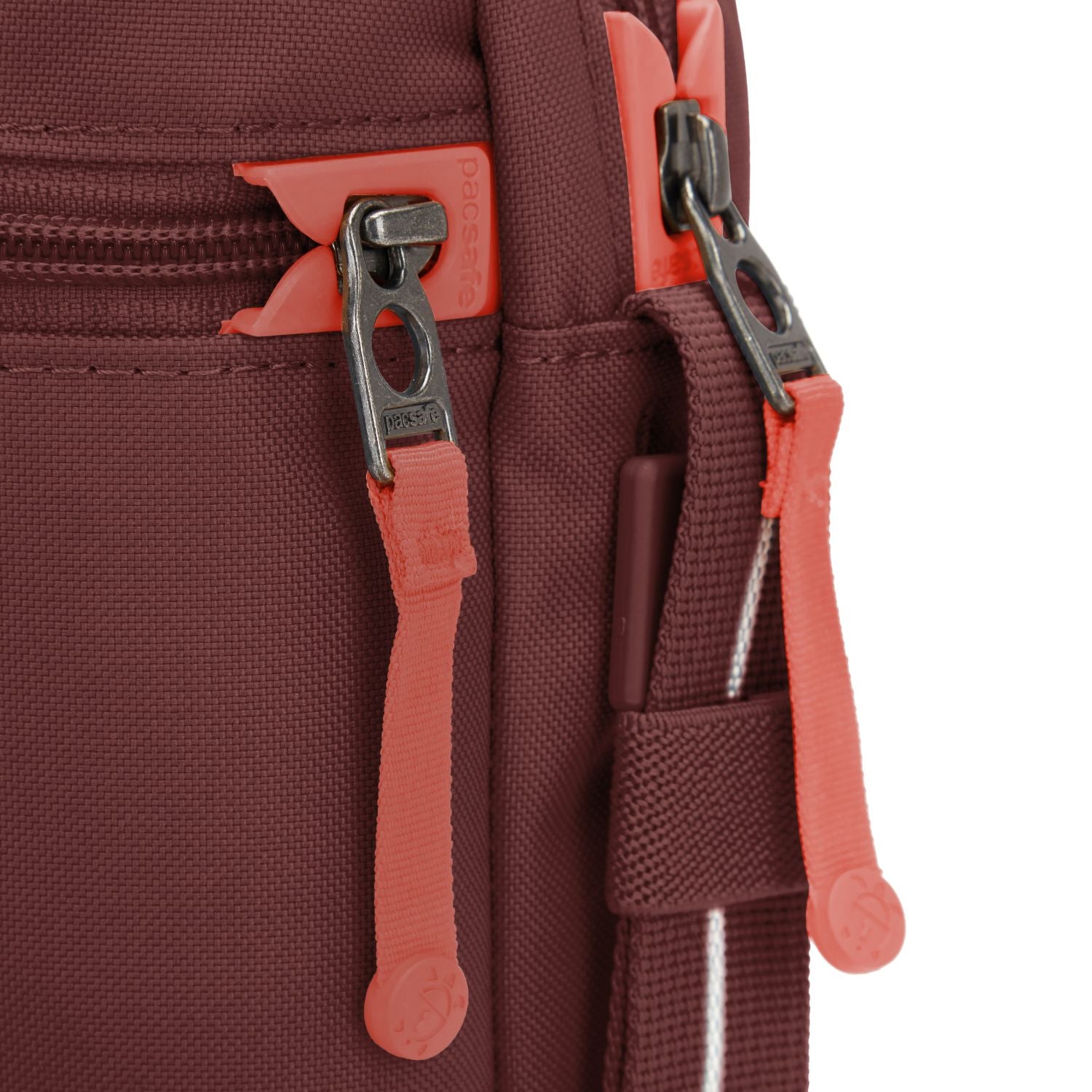 Pacsafe Go Anti-Theft Festival Crossbody Bag (Garnet Red)