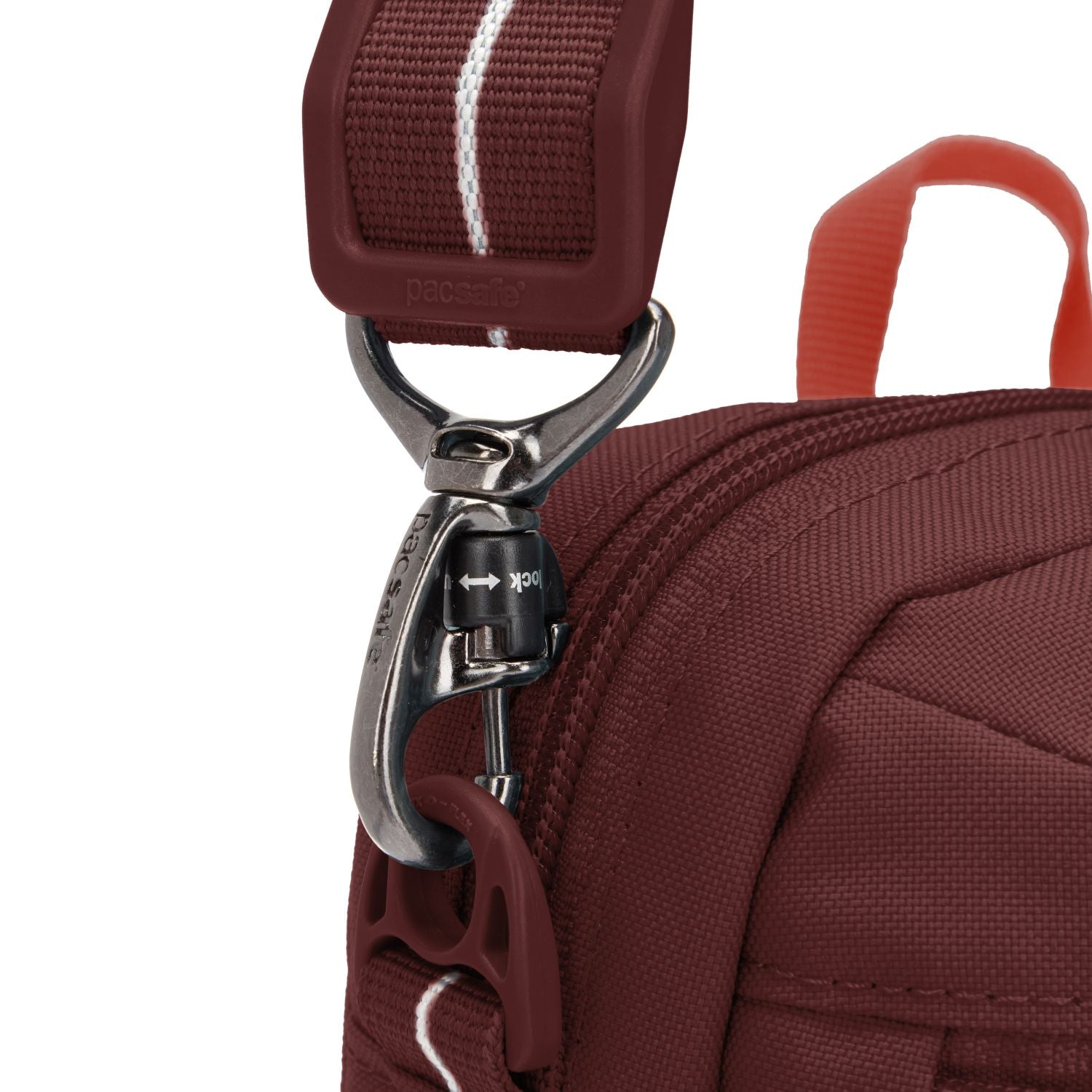 Pacsafe Go Anti-Theft Festival Crossbody Bag (Garnet Red)