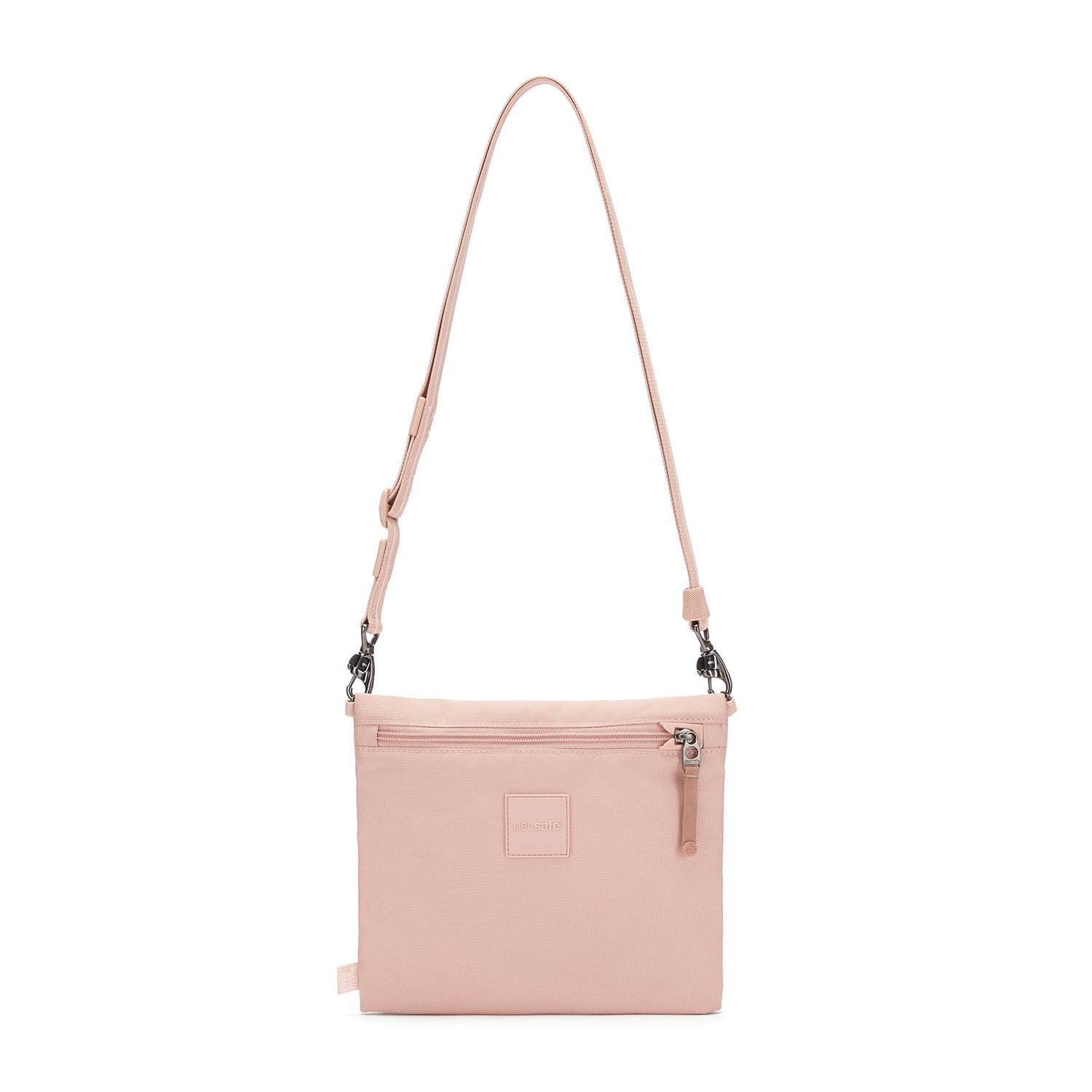 Pacsafe Go Anti-Theft Crossbody Pouch (Sunset Pink)