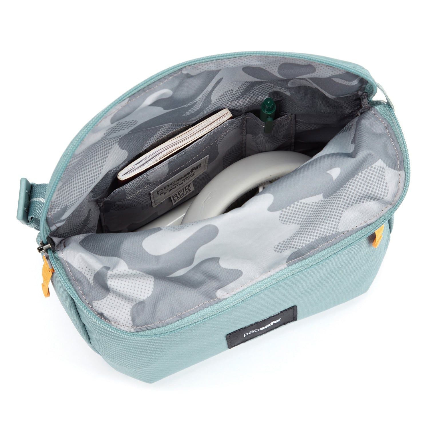 Pacsafe Go Anti-Theft Saddle Crossbody Bag (Fresh Mint)