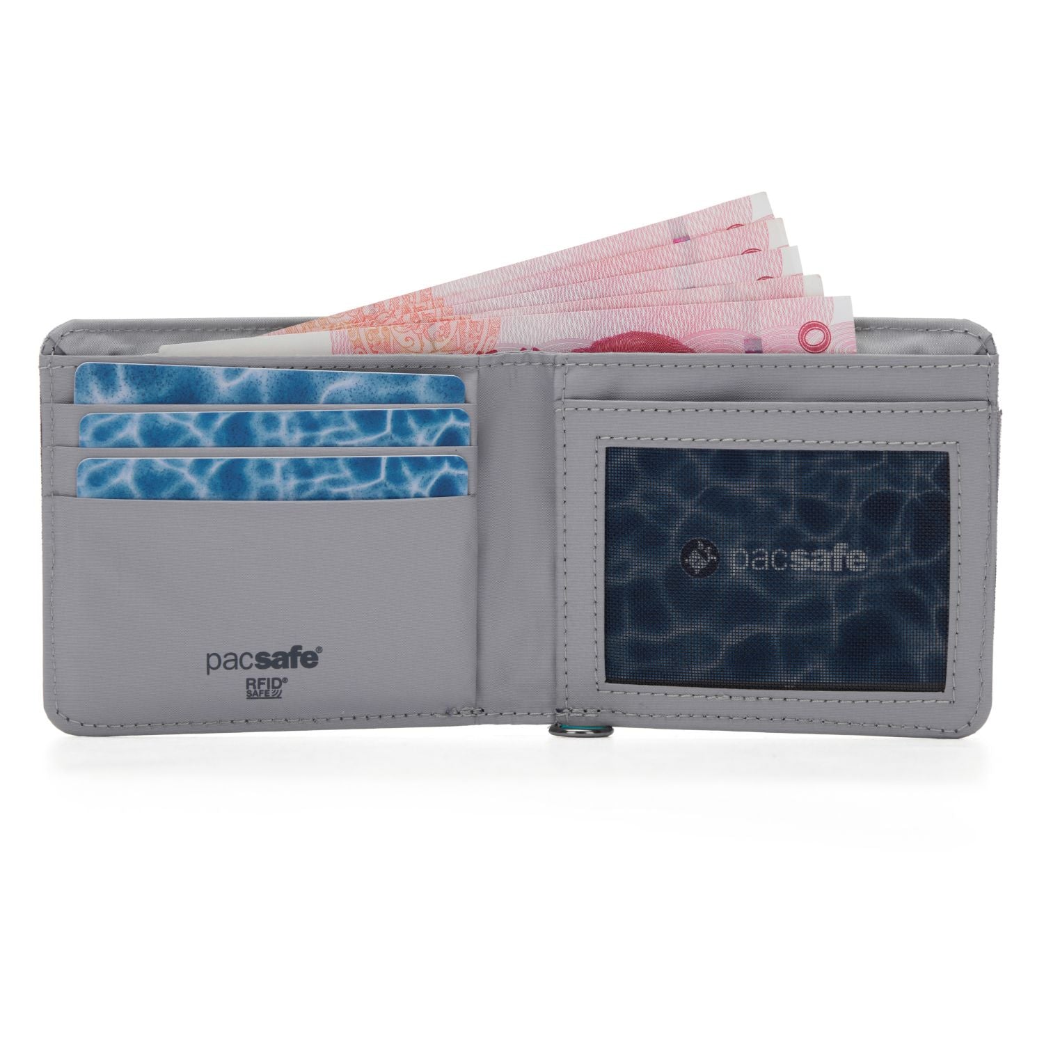 Pacsafe RFIDsafe Bifold Wallet - Stone