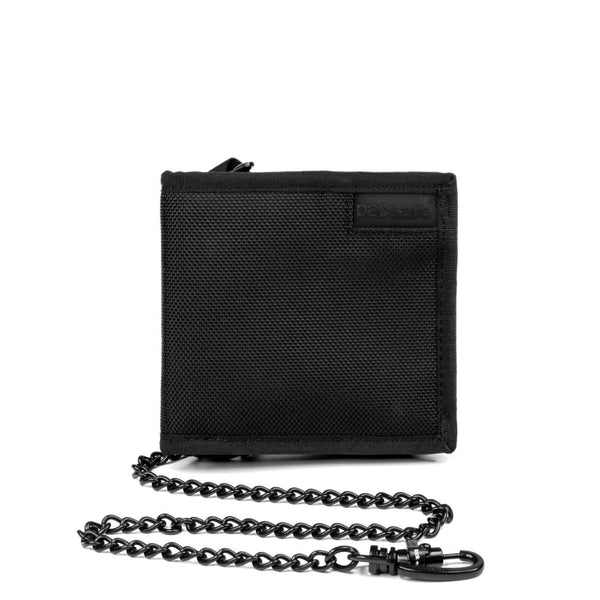 Pacsafe Rfidsafe Z100 RFID Blocking Bi-Fold Wallet (Black)