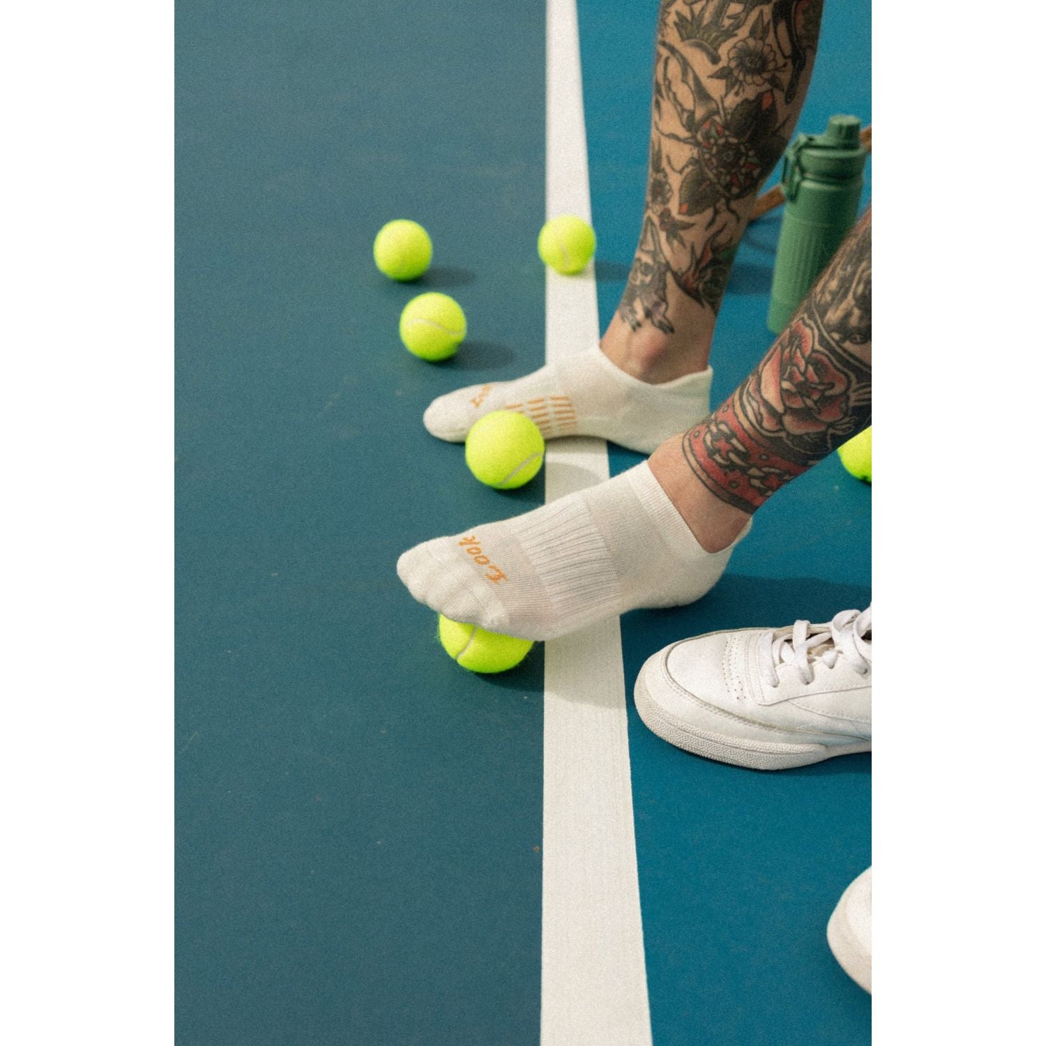 Paire Merino Wool-Blend Active Ankle Sock (Snow) - S