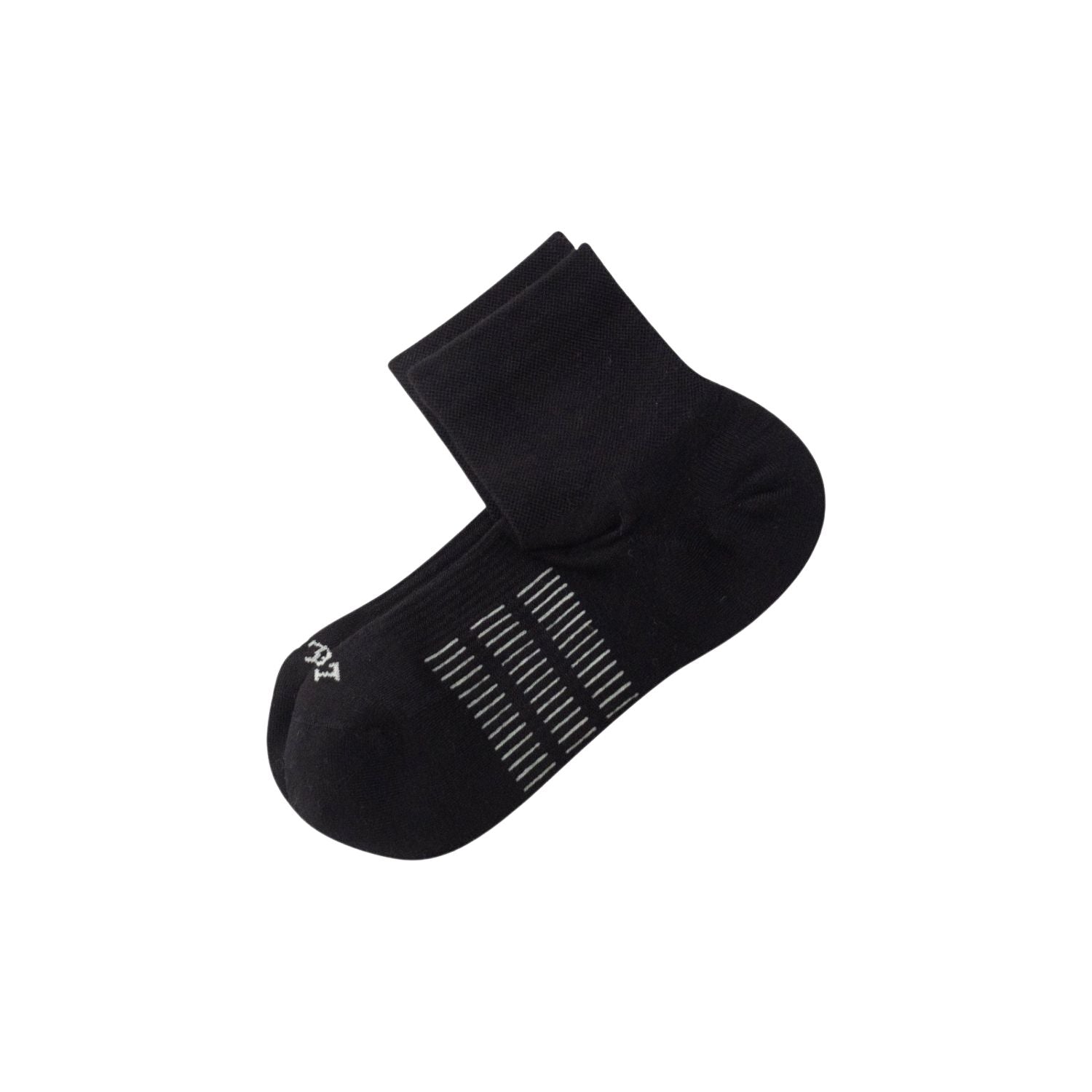 Paire Merino Wool-Blend Active Quarter Socks (Black) - M