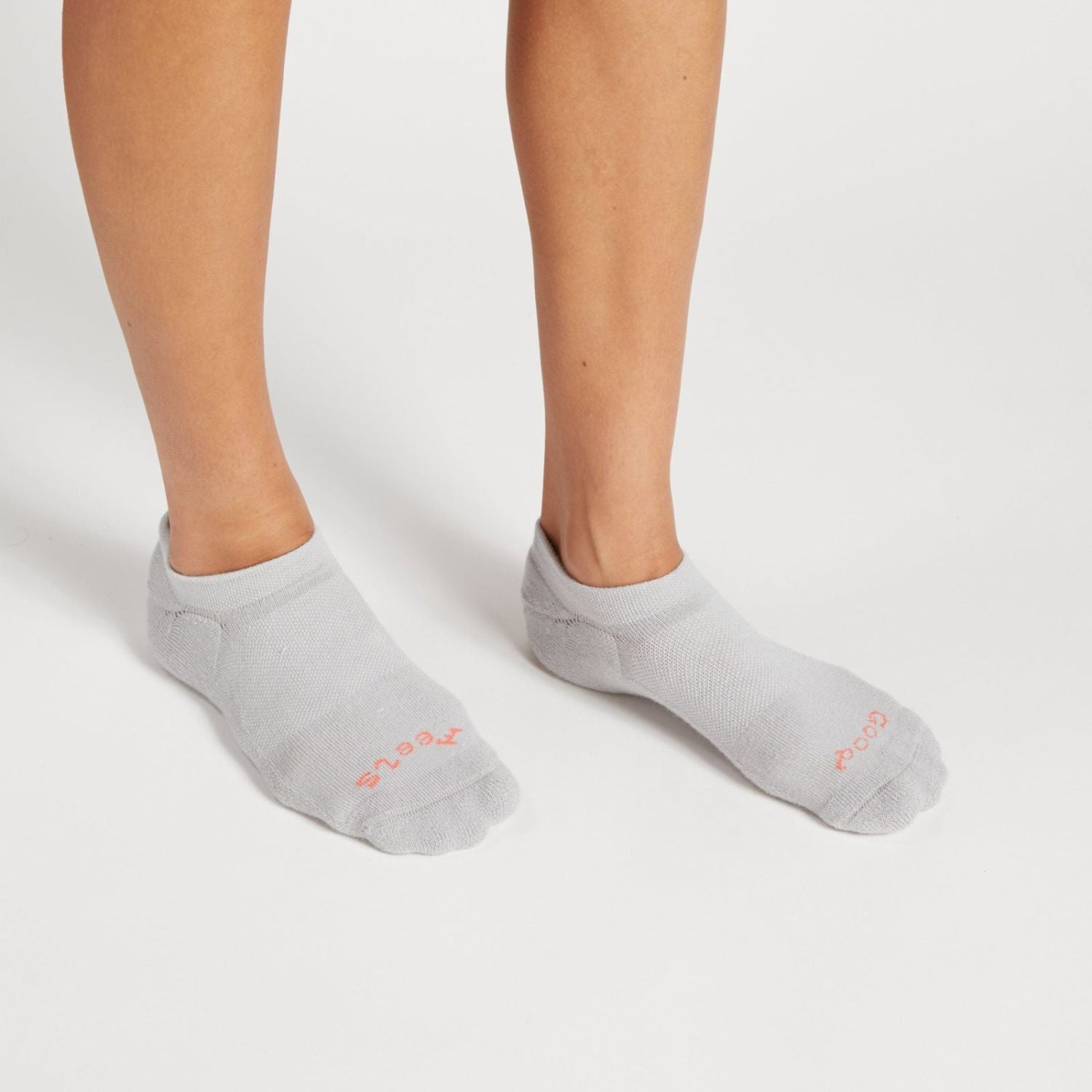 Paire Merino Wool-Blend Ankle Sock (Fog) - S