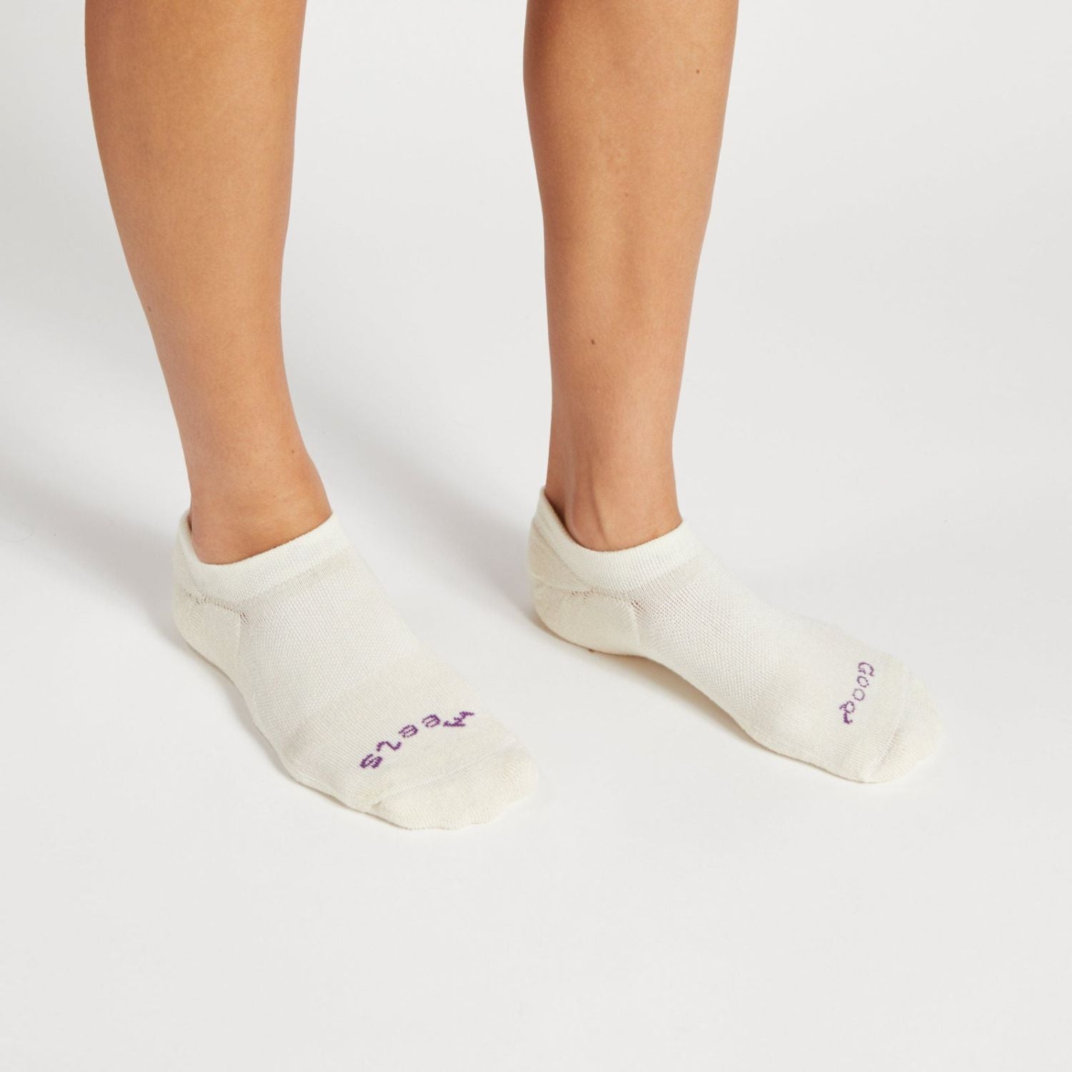 Paire Merino Wool-Blend Ankle Sock (Snow) - S