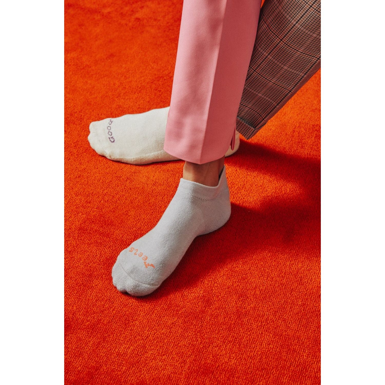 Paire Merino Wool-Blend Ankle Sock (Stormy Blue) - L