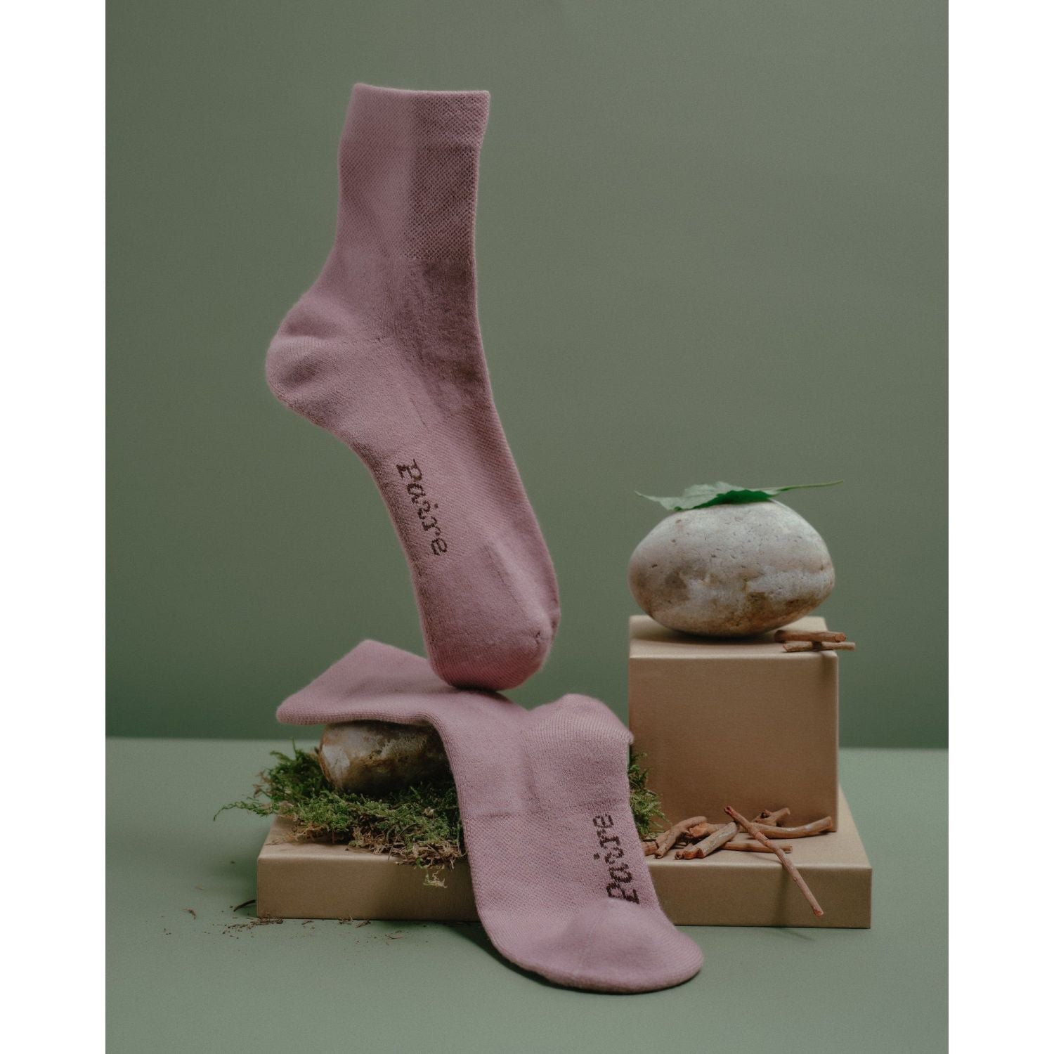 Paire Botanic Collection Merino Wool-Blend Quarter Sock Pack (Multi) - S