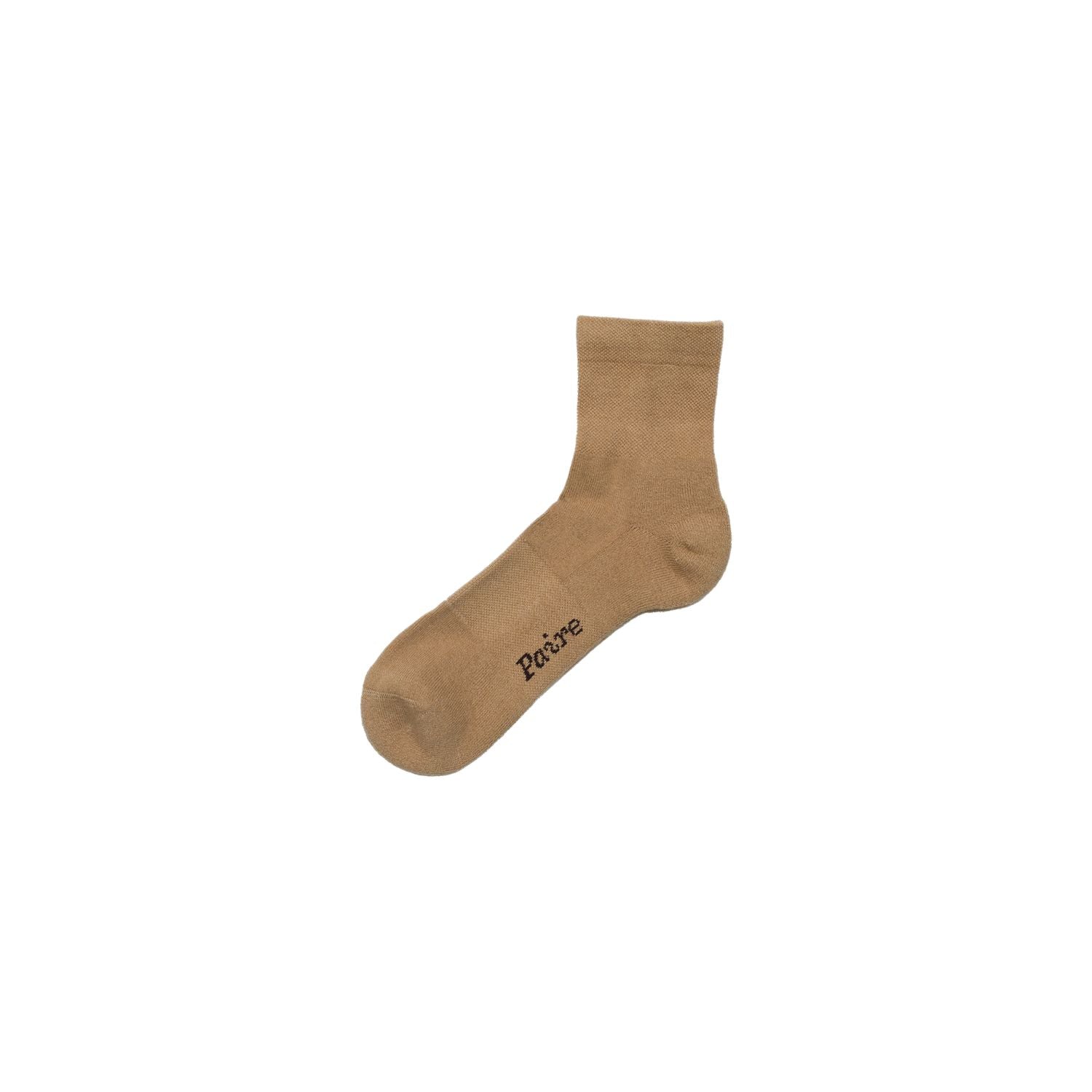Paire Botanic Merino Wool-Blend Quarter Sock (Chai) - L