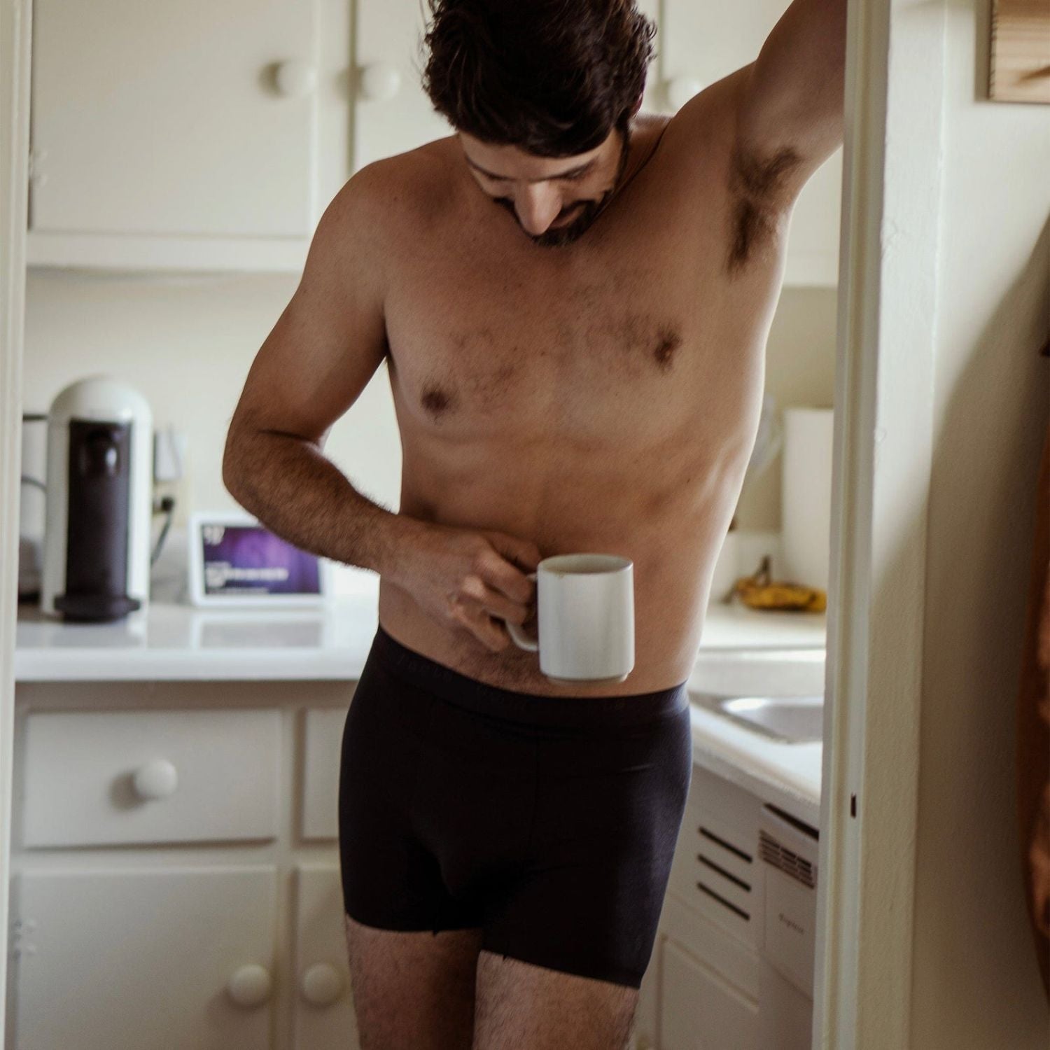 Paire Men's Boxer Trunk Extra Large (Black)