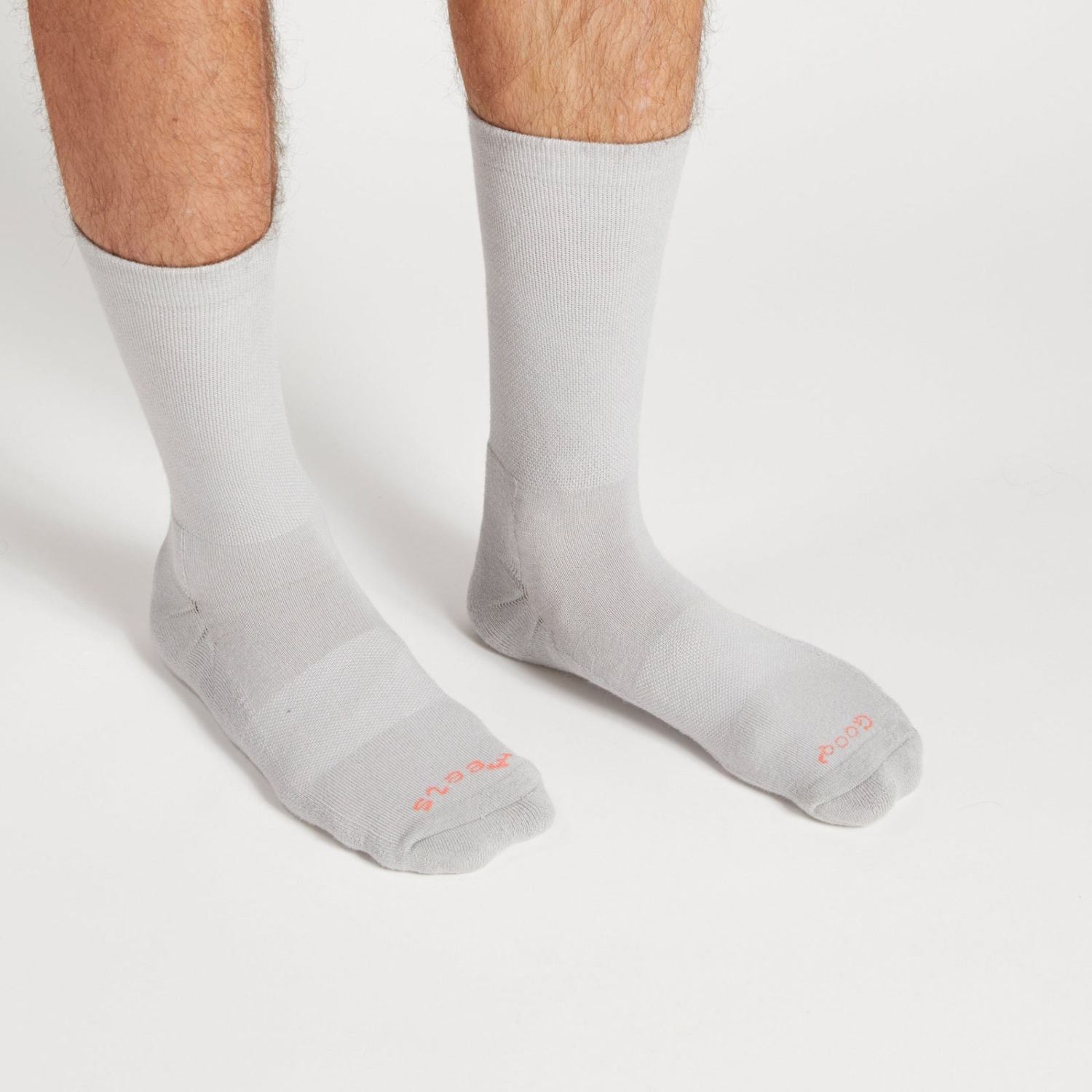 Paire Merino Wool-Blend Calf Sock (Fog) - L