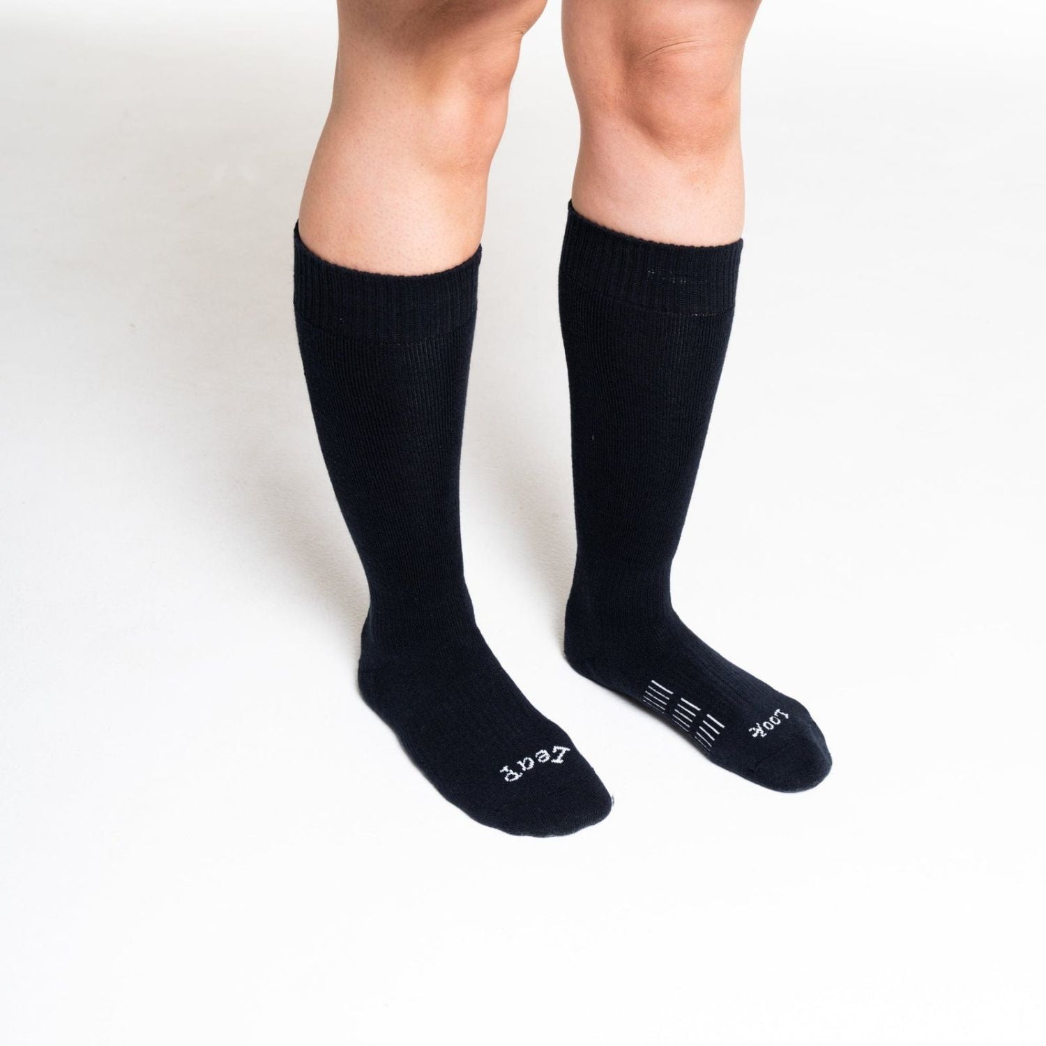 Paire Merino Wool-Blend Snow Sport Sock (Black) - L
