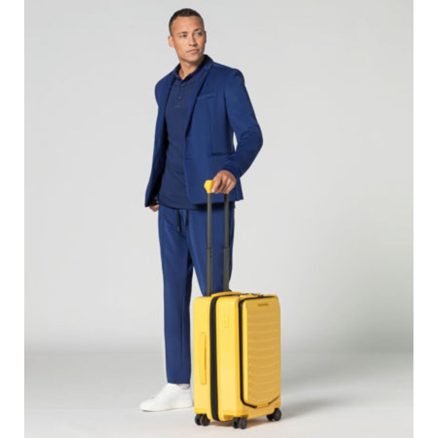 Porsche Design Roadster 21" Carry-on Expandable Luggage Spinner (Dark Blue)