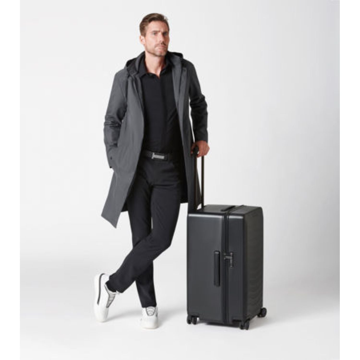 Porsche Design Roadster 29" Large Luggage Trunk (Black)