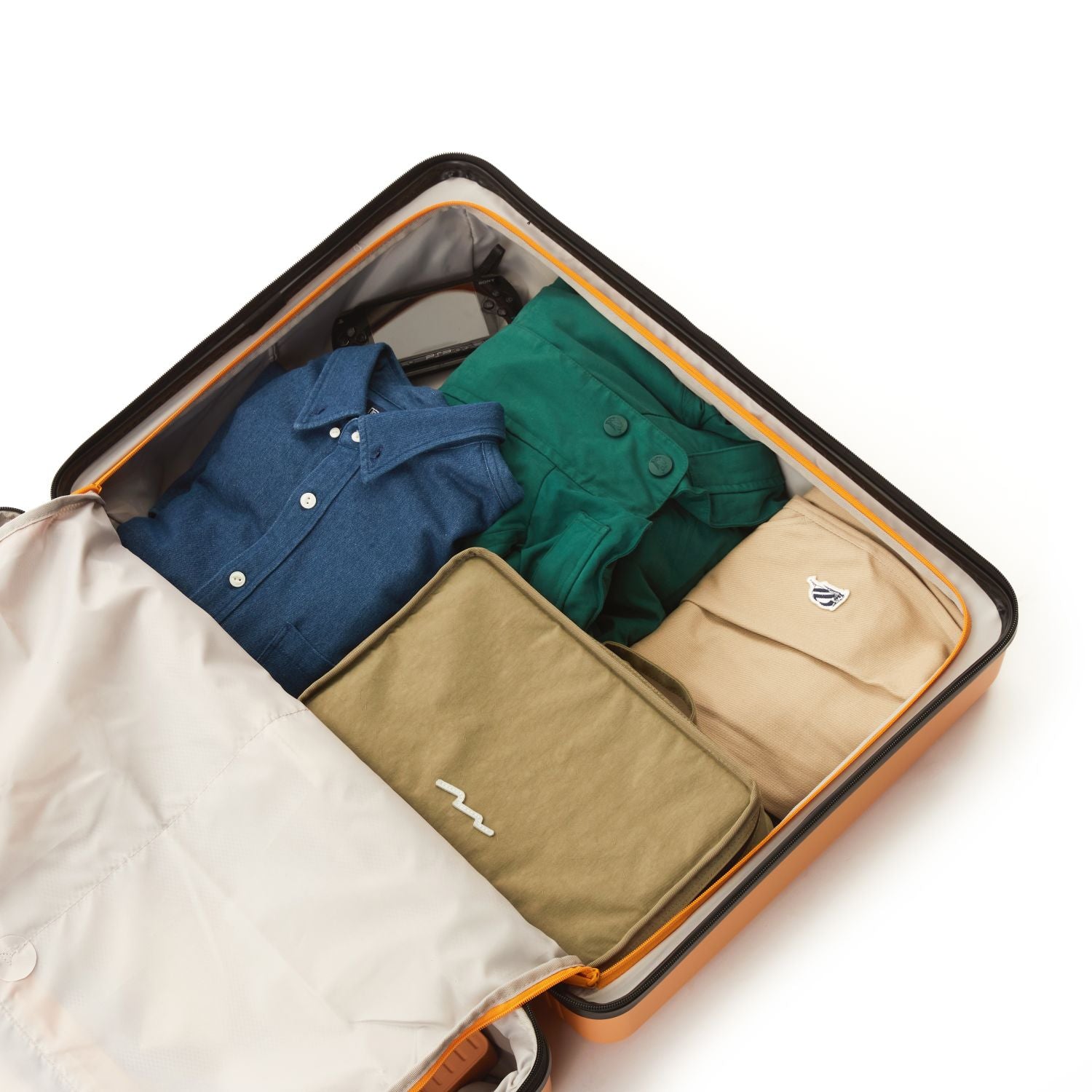 RAWROW R Trunk Lite Ep.2 37L/20'' Expandable Carry On Luggage (Ivory)