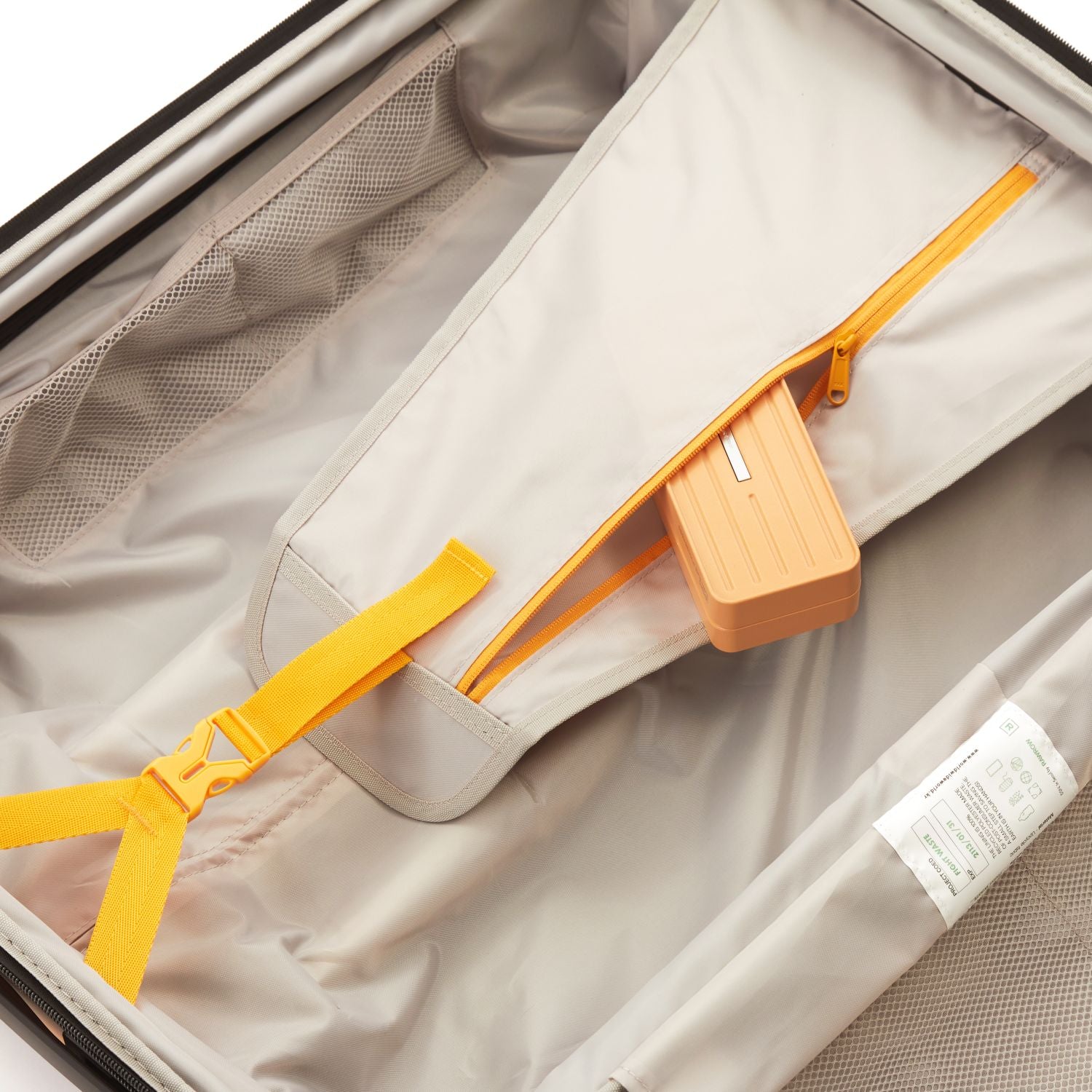 RAWROW R Trunk Lite Ep.2 37L/20'' Expandable Carry On Luggage (Ivory)