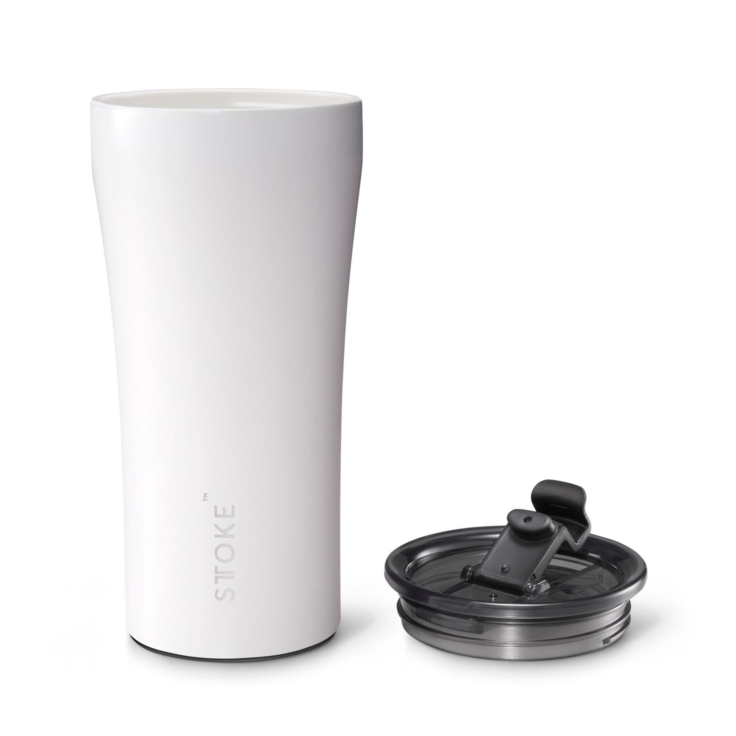 STTOKE Classic Insulated Ceramic Cup 16oz - Angel White