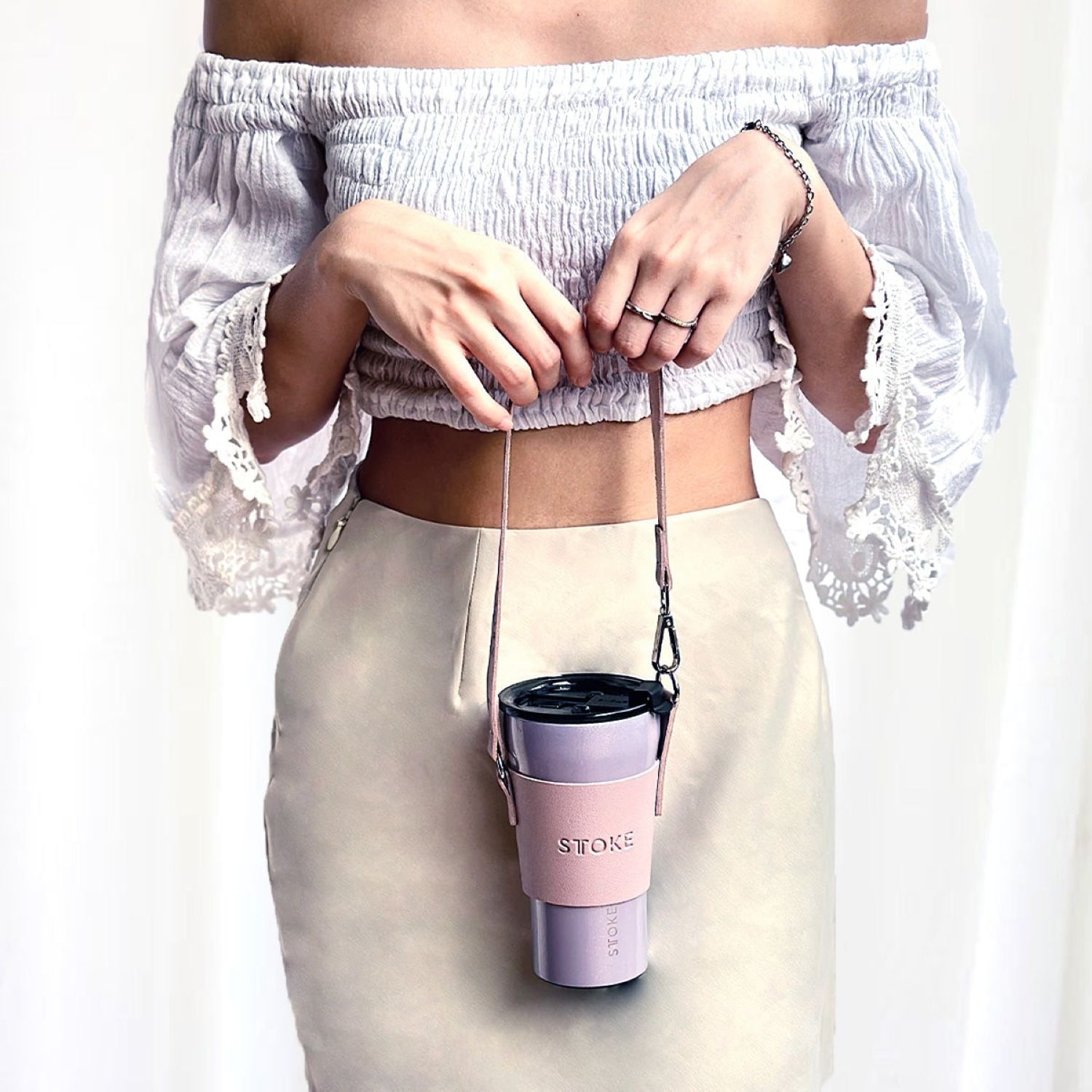 STTOKE Leakproof Ceramic Insulated Cup 12oz - Unicorn Purple