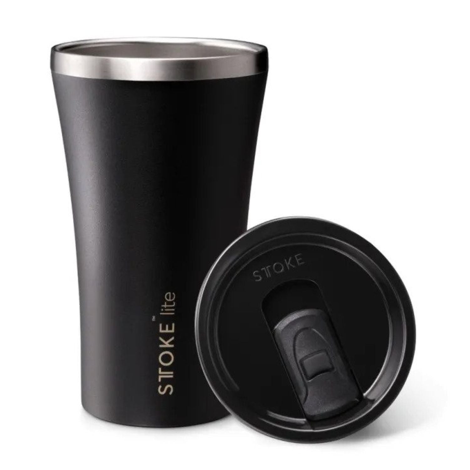 STTOKE Lite Leakproof Cup 12oz - Carbon Black