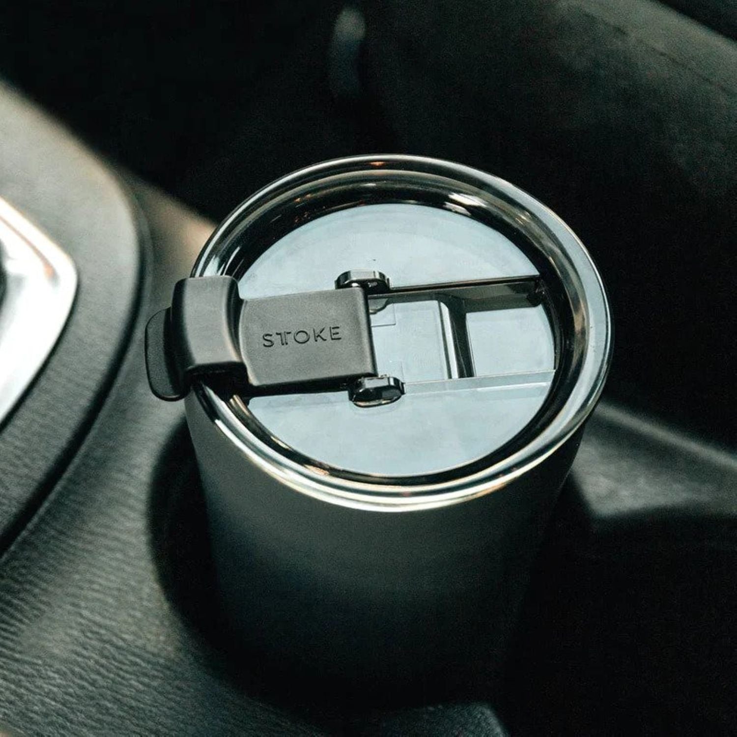 STTOKE Tritan Leakproof Lid - Crystal Black