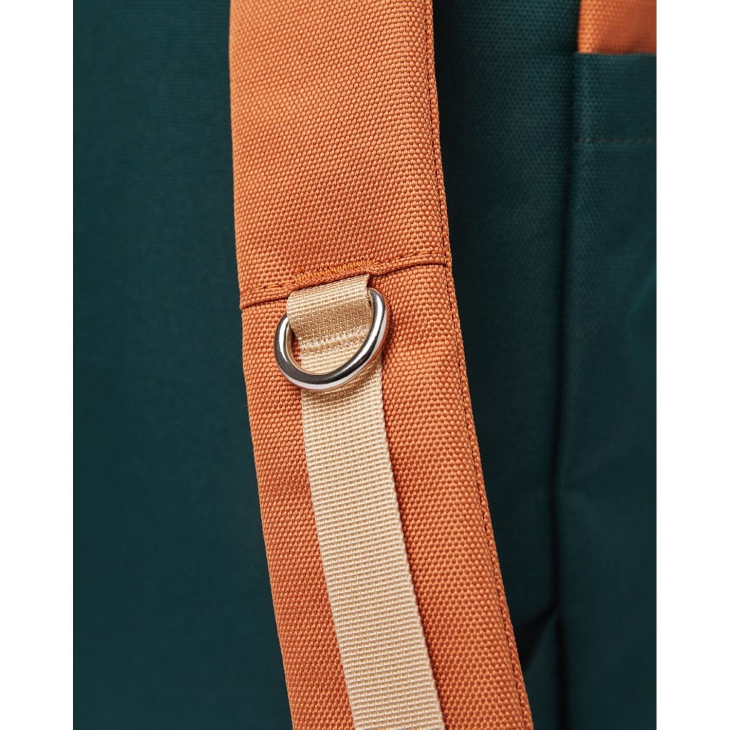 Sandqvist Ilon Backpack - Dark Green/Orange