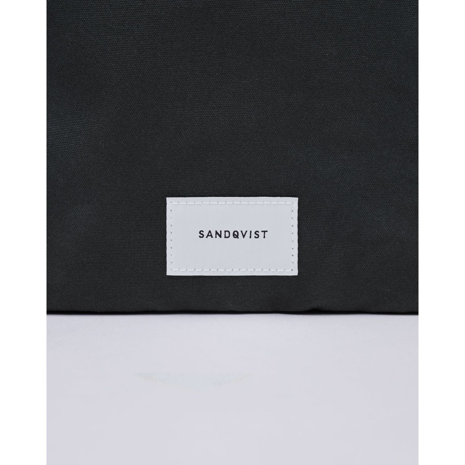 Sandqvist Knut Backpack - Black W/ Black Webbing