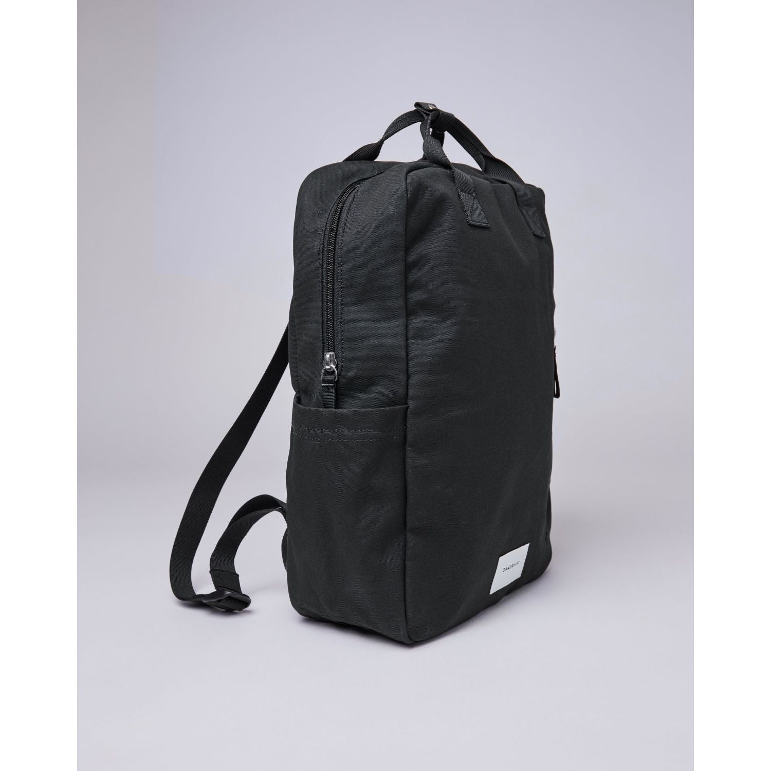 Sandqvist Knut Backpack - Black W/ Black Webbing