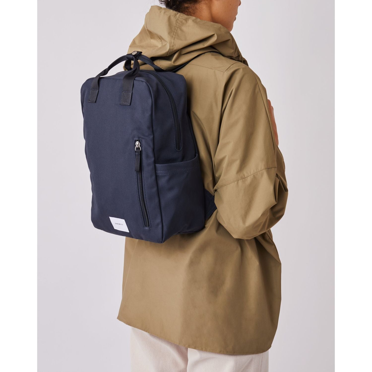 Sandqvist Knut Backpack - Navy W/ Navy Webbing