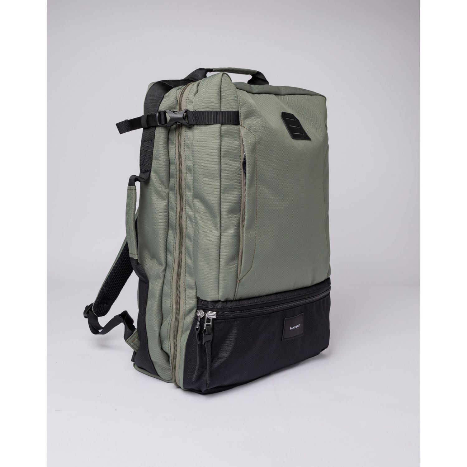 Sandqvist Otis Backpack - Multi Clover Green