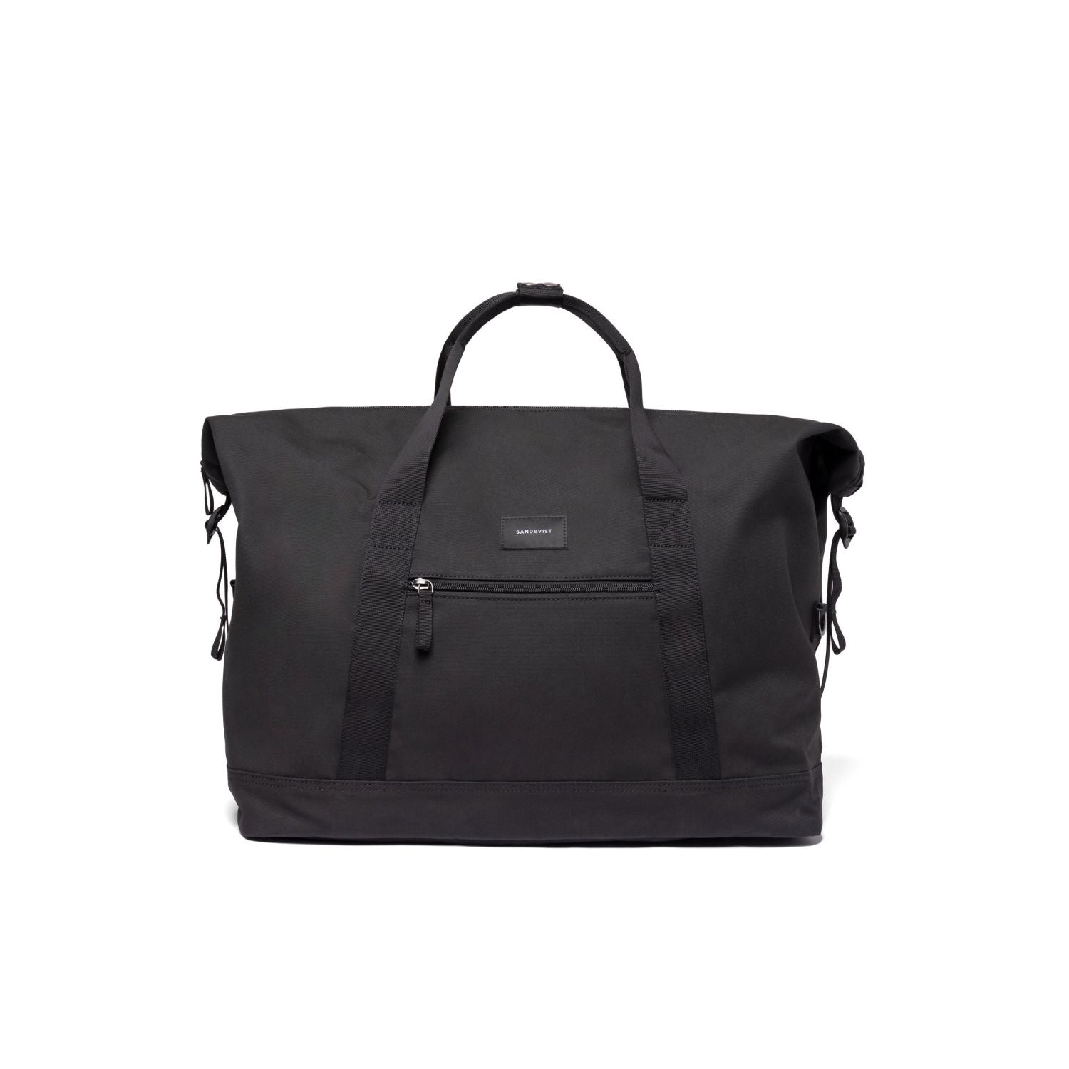Sandqvist Sture Weekend Bag - Black W/ Black Webbing