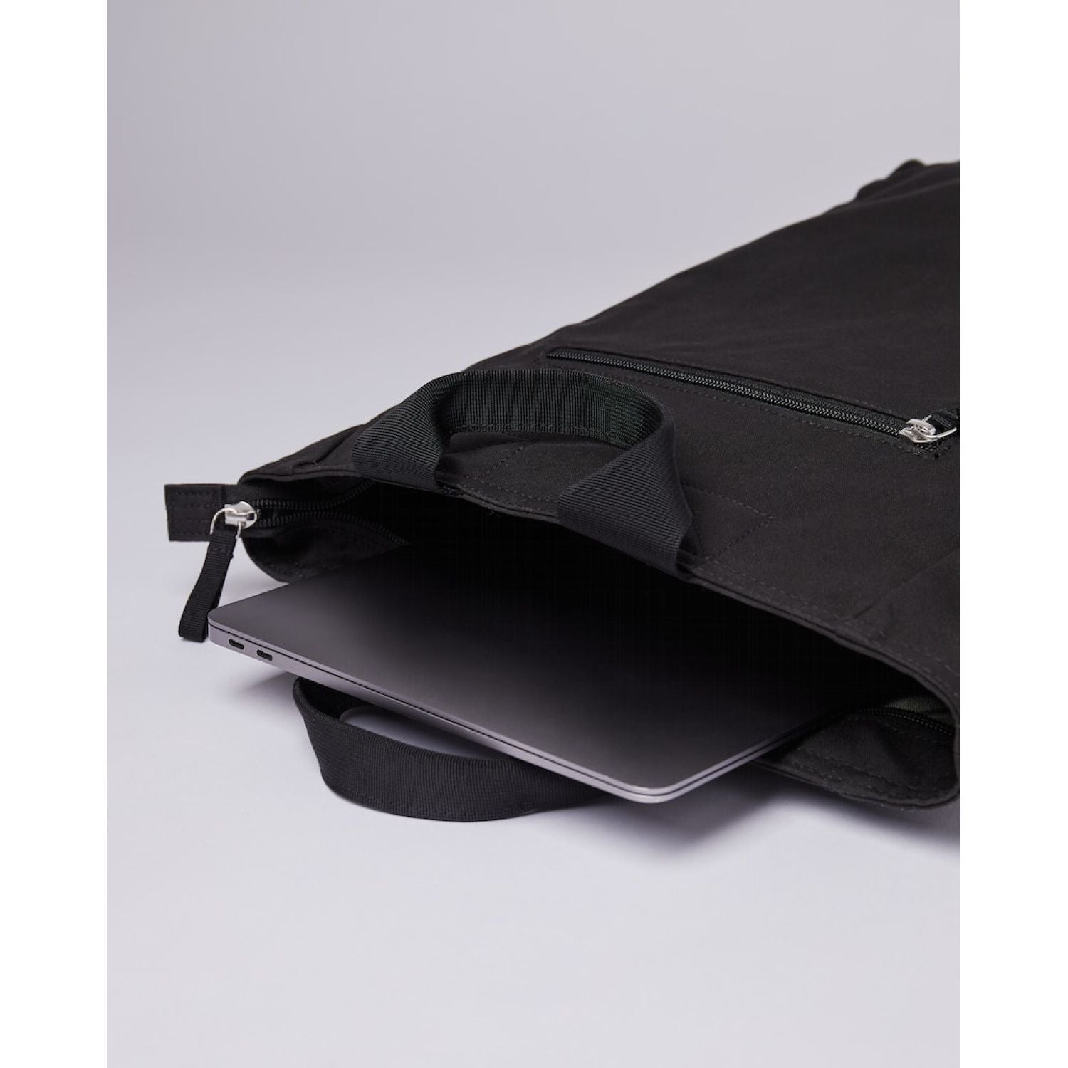 Sandqvist Tony Vegan Backpack - Black W/ Coating