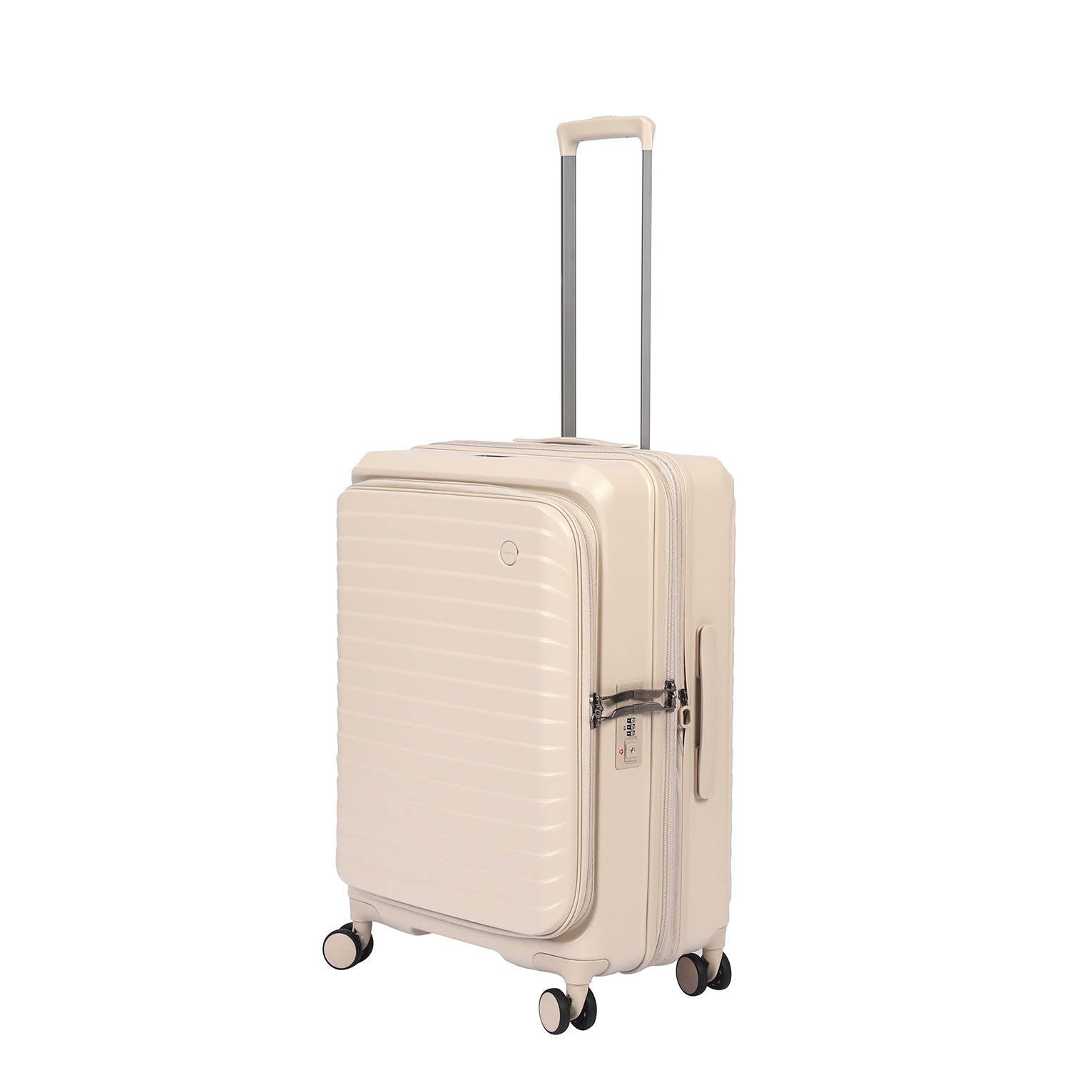 CROSSING INVI 25" Medium Expandable Luggage With Front & Middle Access V3 - Sandwhite