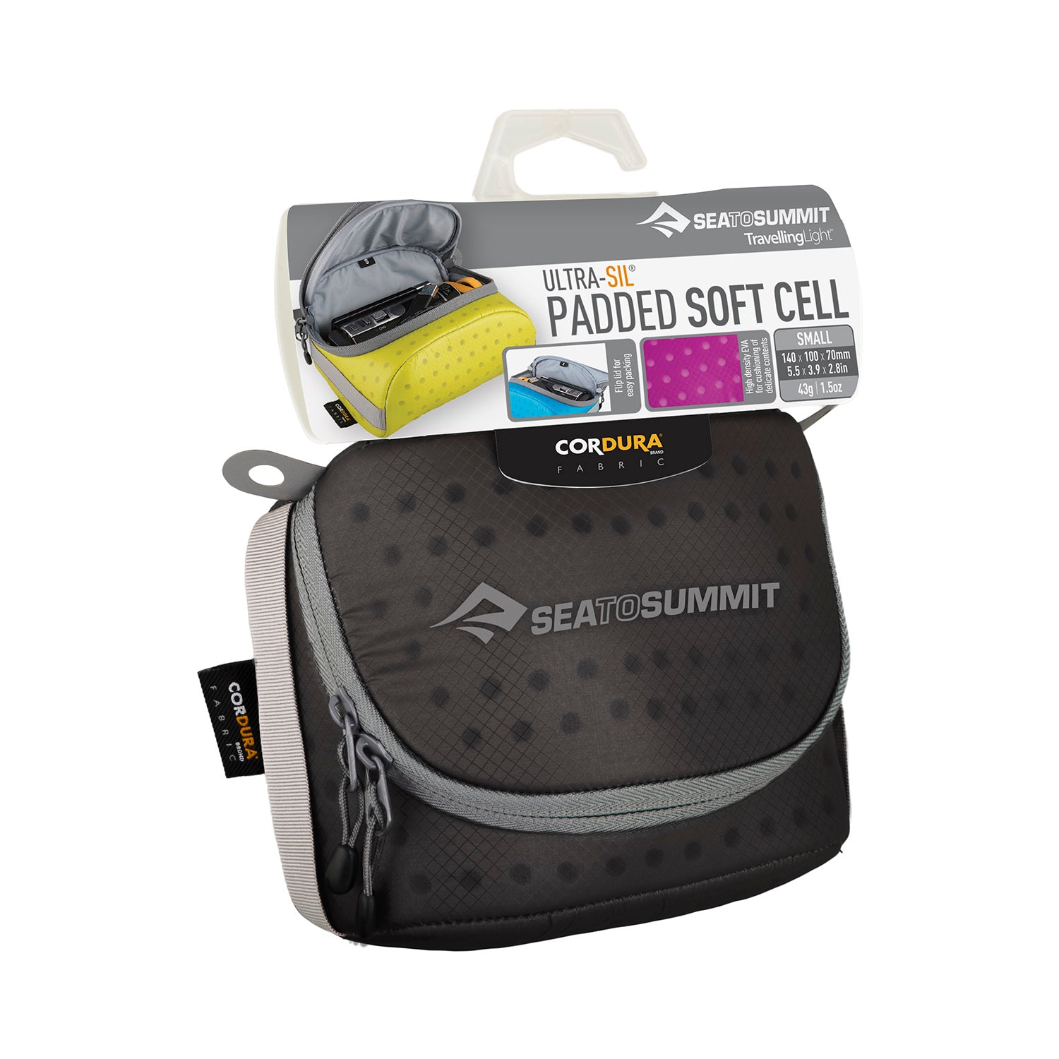 Sea To Summit Padded Soft Cell-L (Black/Grey)
