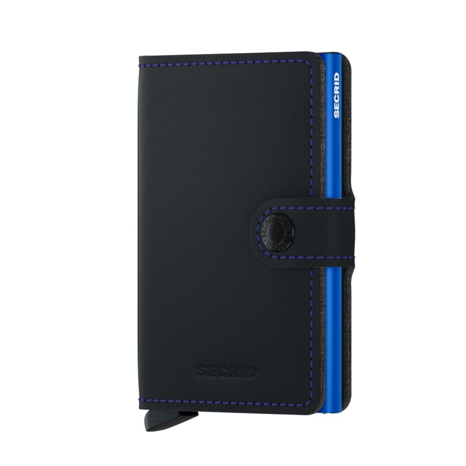 Secrid Miniwallet -  Matte Black & Blue