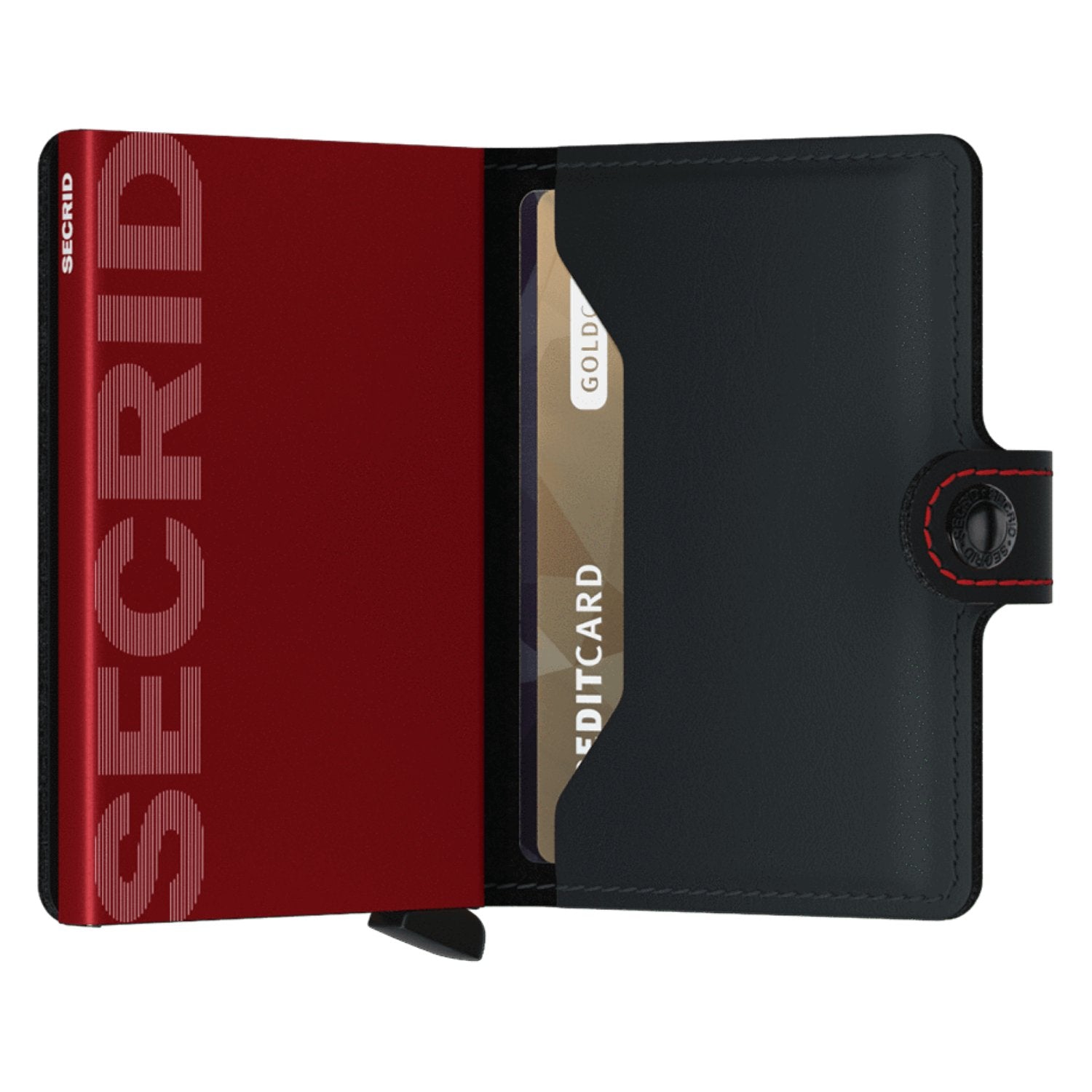 Secrid Miniwallet - Matte Black Red