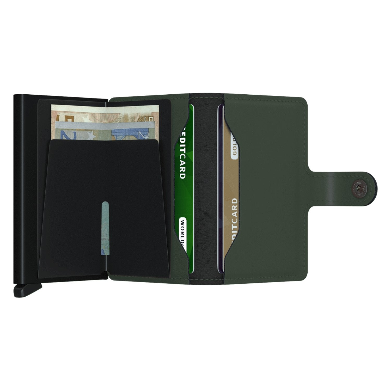 Secrid Miniwallet - Matte Green Black