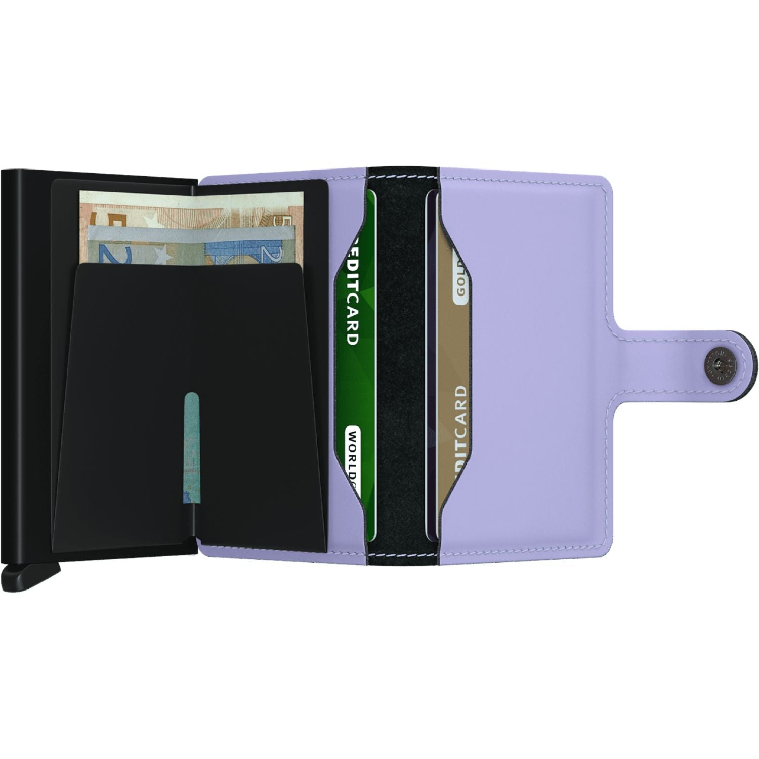 Secrid Miniwallet - Matte Lilac & Black