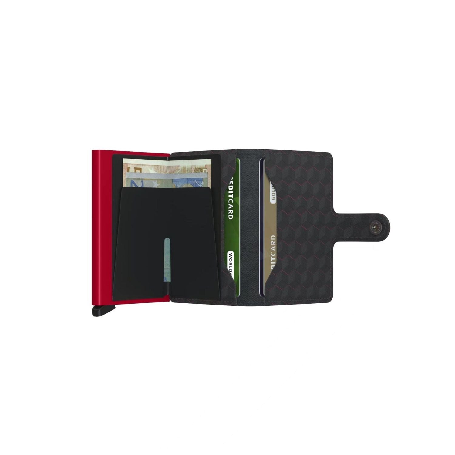 Secrid Miniwallet - Optical Black-Red