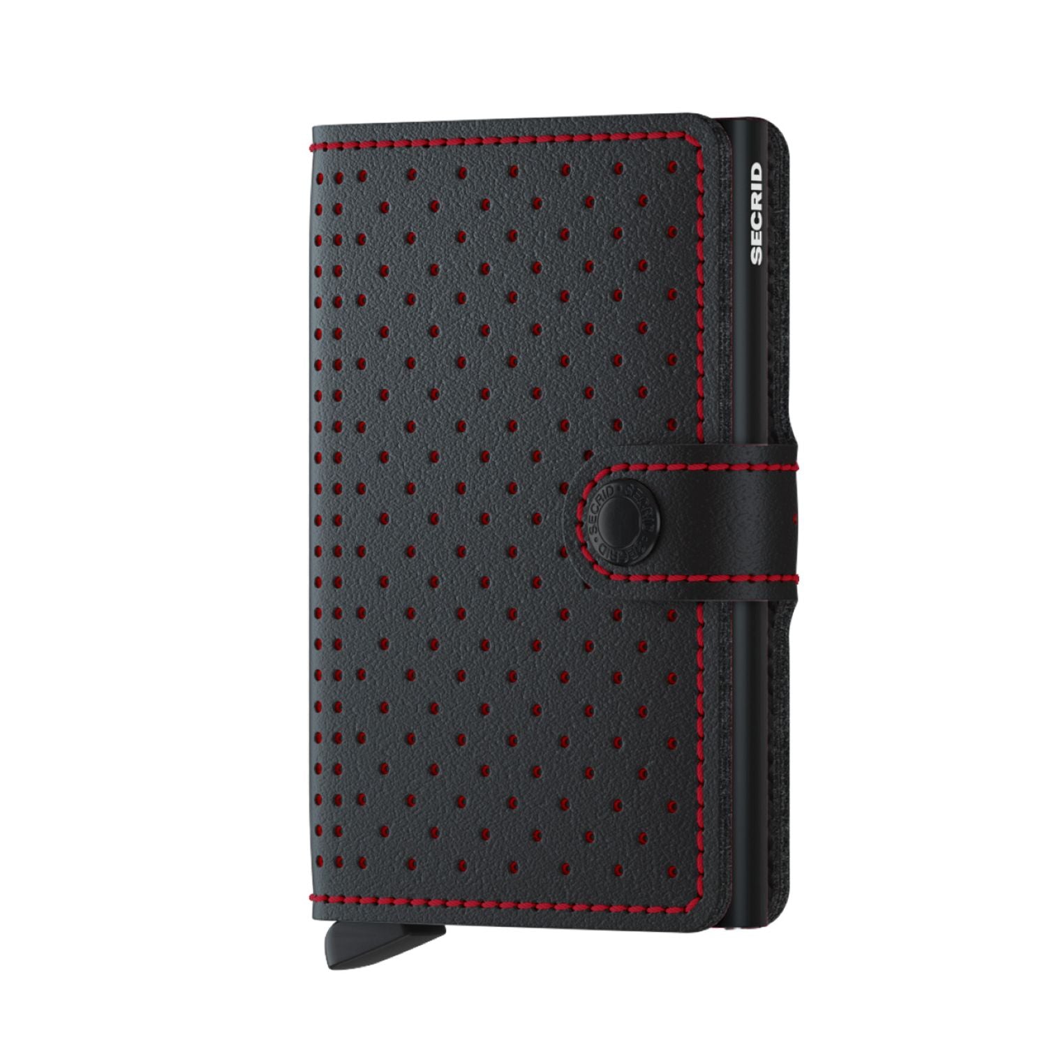 Secrid Miniwallet - Perforated Black-Red