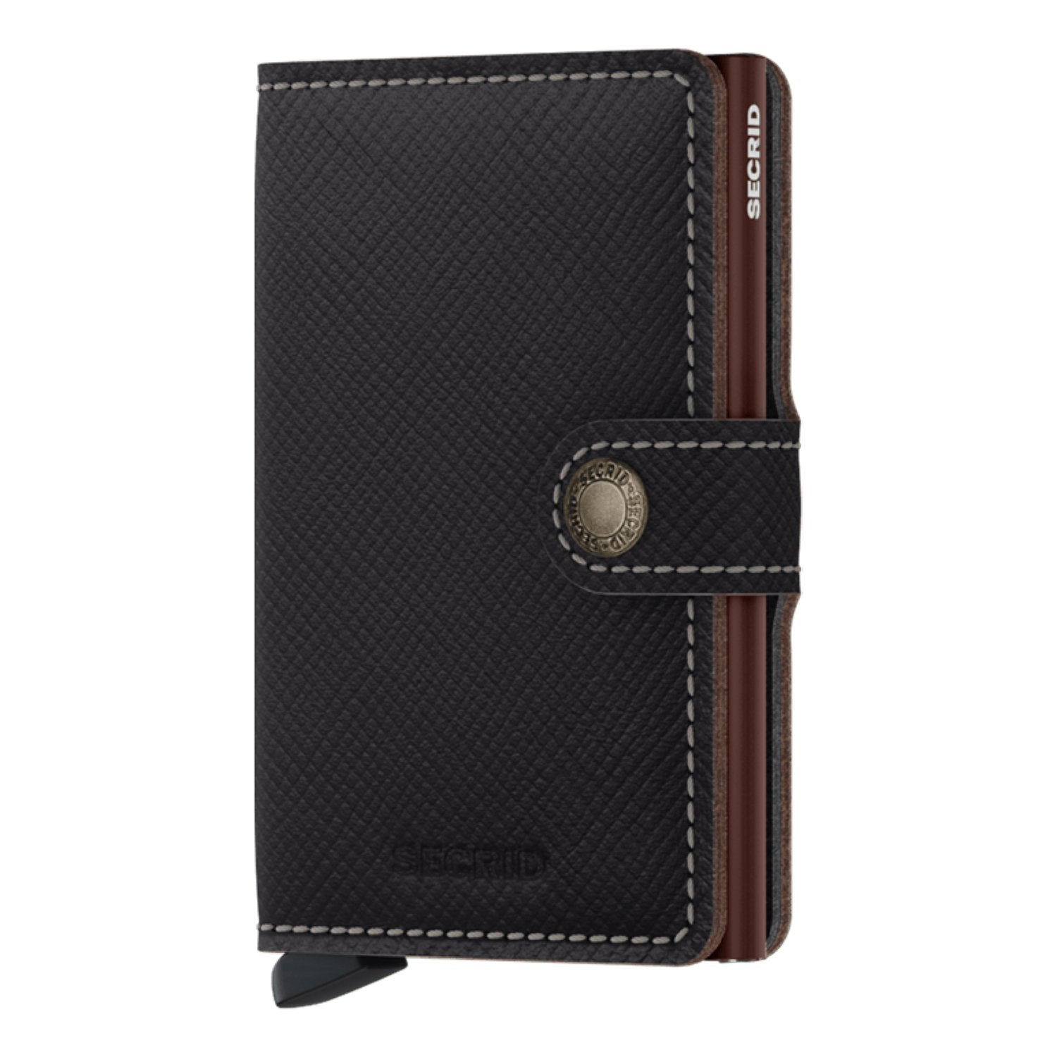Secrid Miniwallet Saffiano - Brown