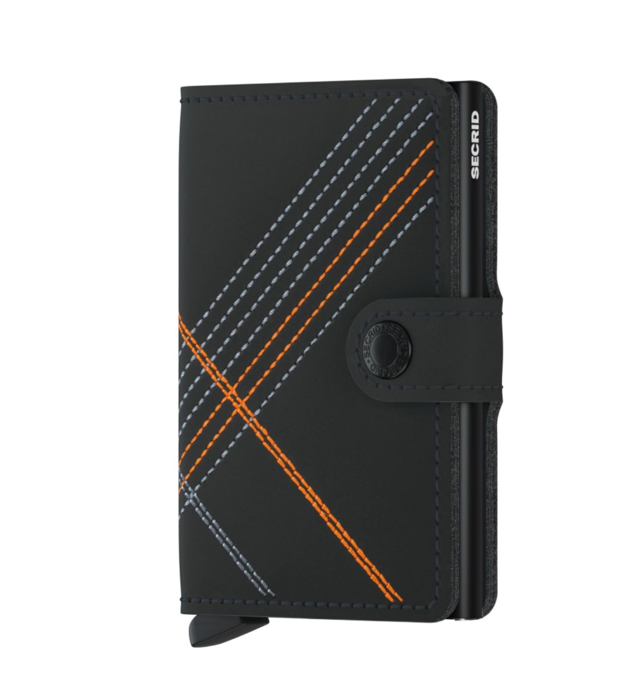 Secrid Miniwallet - Stitch Linea Orange