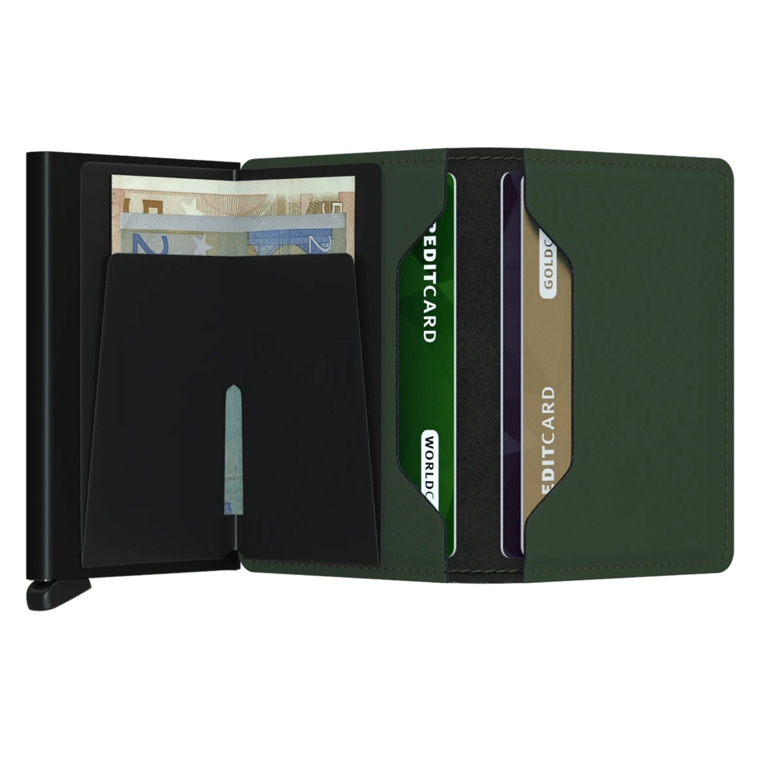 Secrid Slimwallet - Matte Green Black