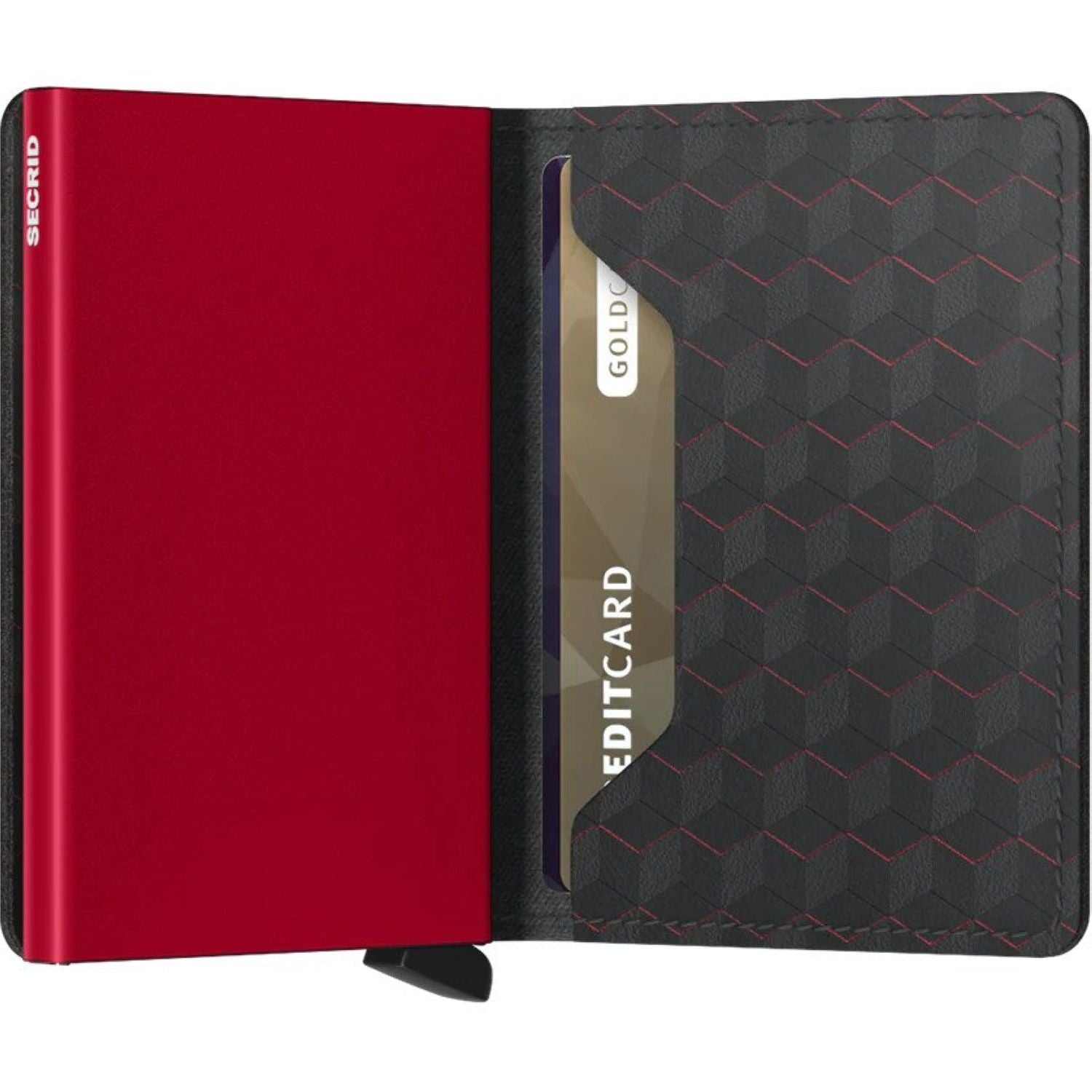 Secrid Slimwallet - Optical Black-Red