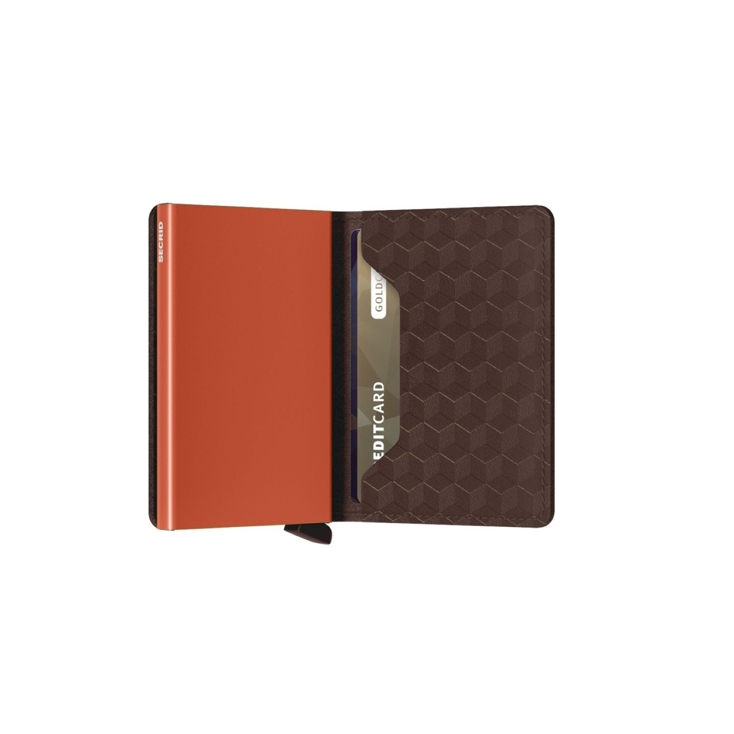 Secrid Slimwallet - Optical Brown-Orange