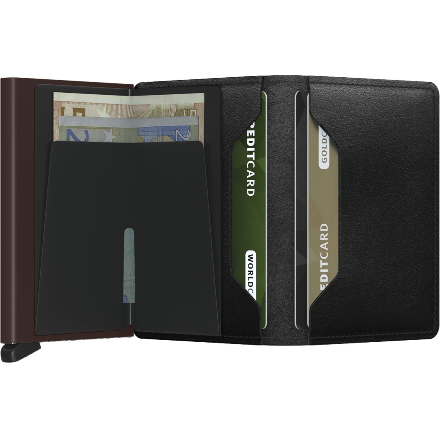Secrid Slimwallet - Original Black Brown
