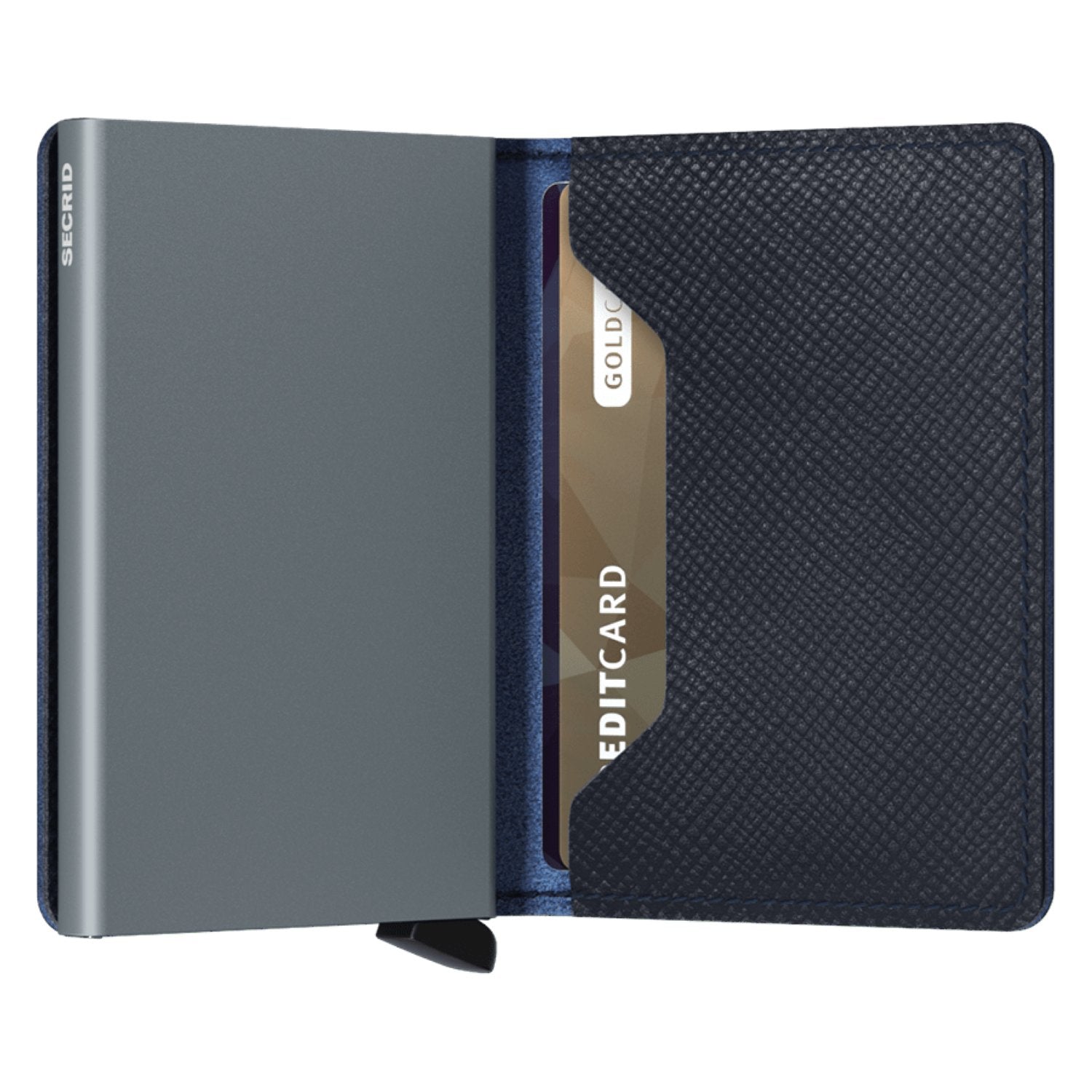 Secrid Slimwallet Saffiano - Navy