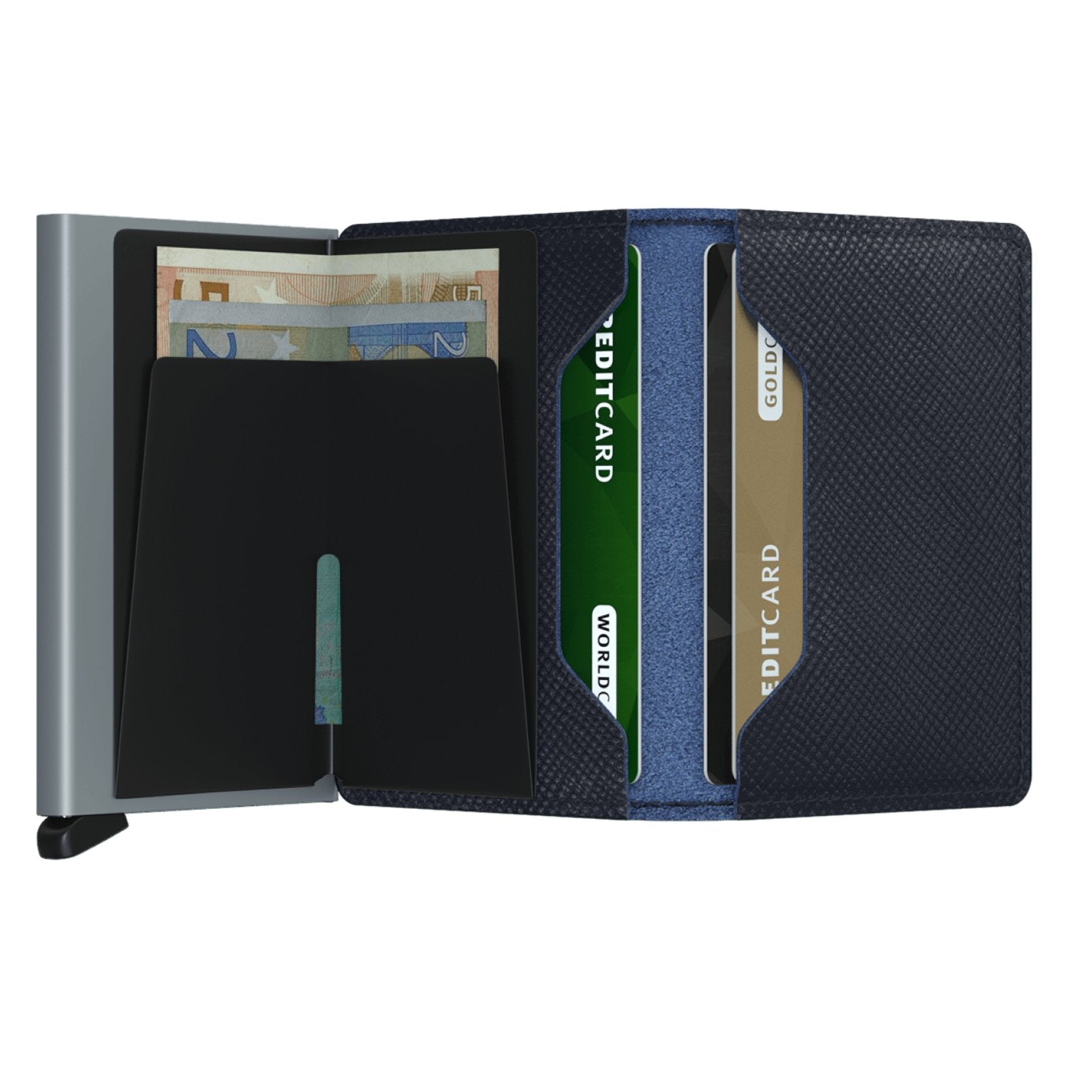 Secrid Slimwallet Saffiano - Navy